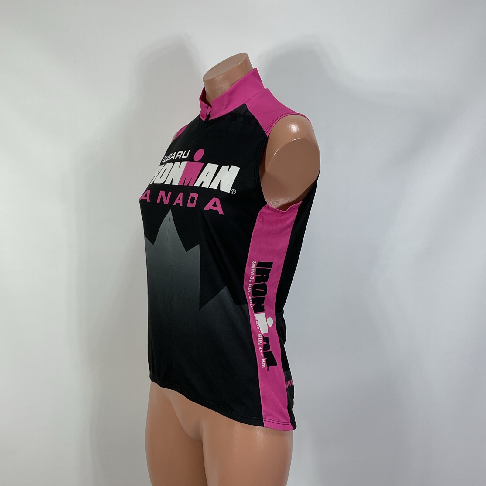 Sugoi Women’s Sleeveless Cycling Jersey Subaru Ironman Canada Sport Size S