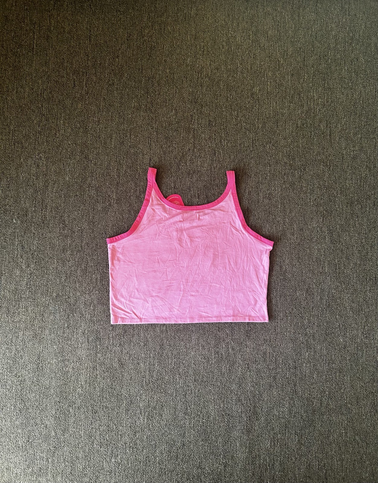 NWT Poppi Soda Drink Tank Top Printed Pink w/ Stiker Women Size XL