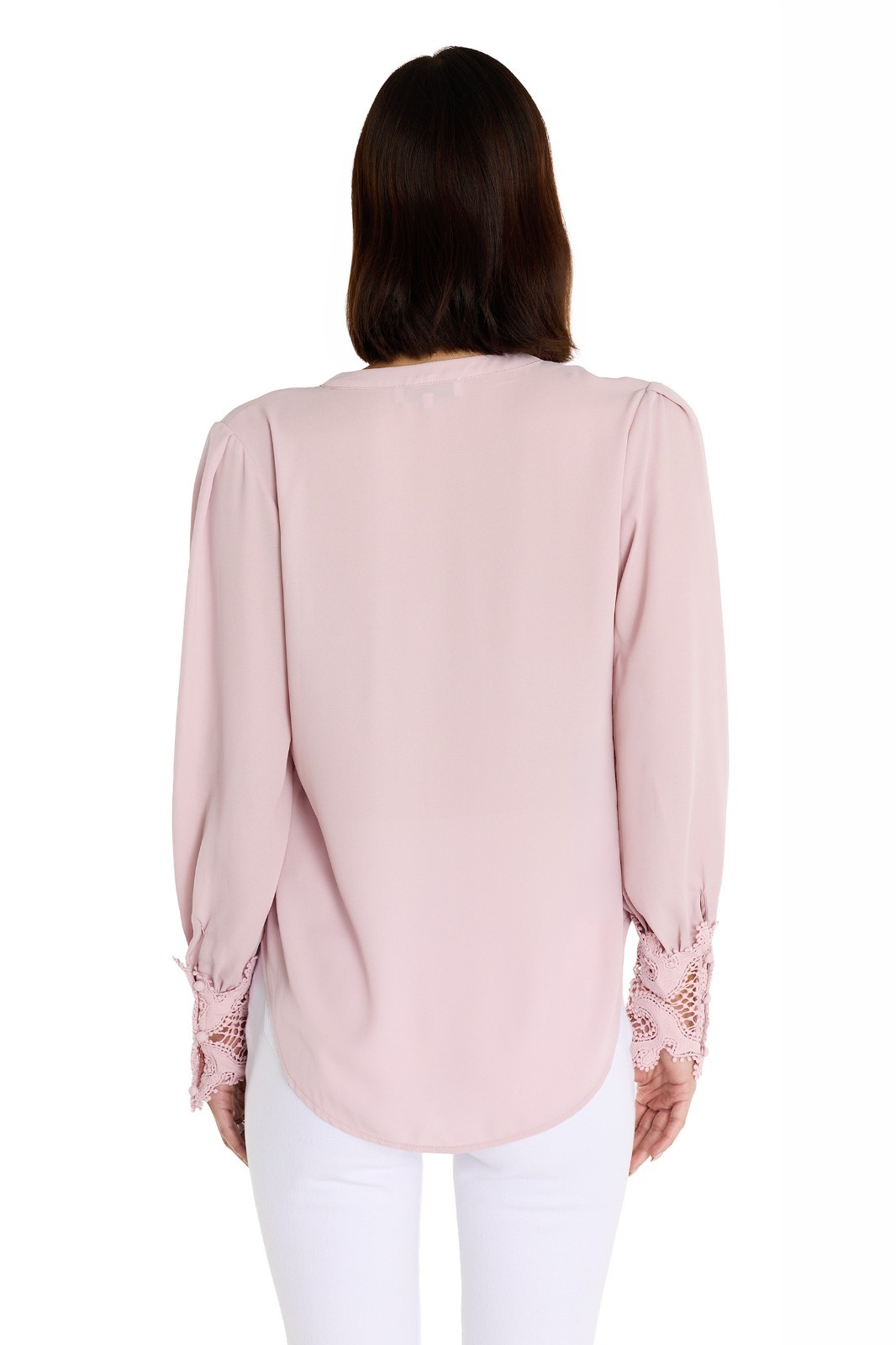 Blake Lace Sleeve Blouse Blush THE NOLI SHOP