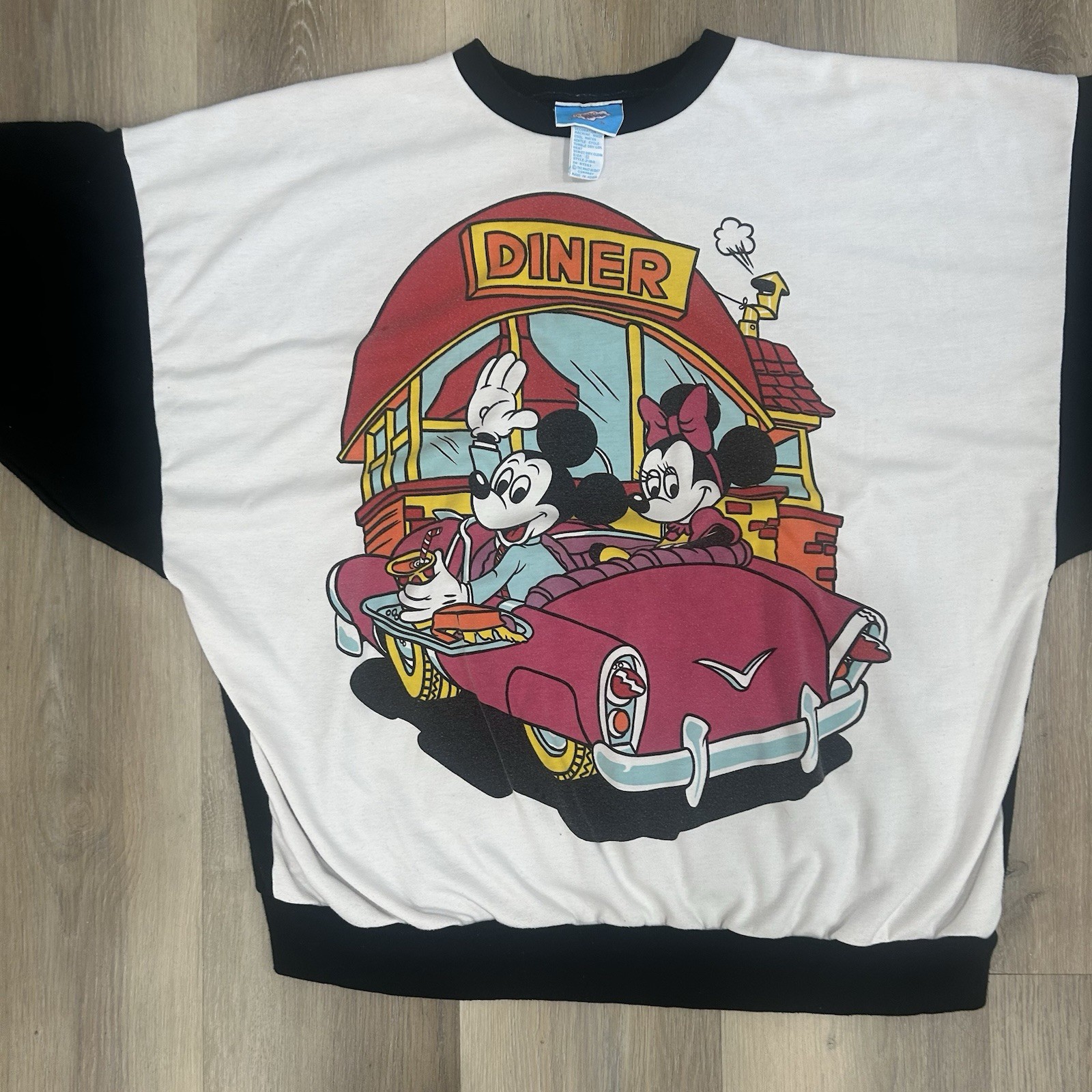 Vintage Mickey Minnie Mouse Comic Relief Shirt The Walt Disney Made In Korea