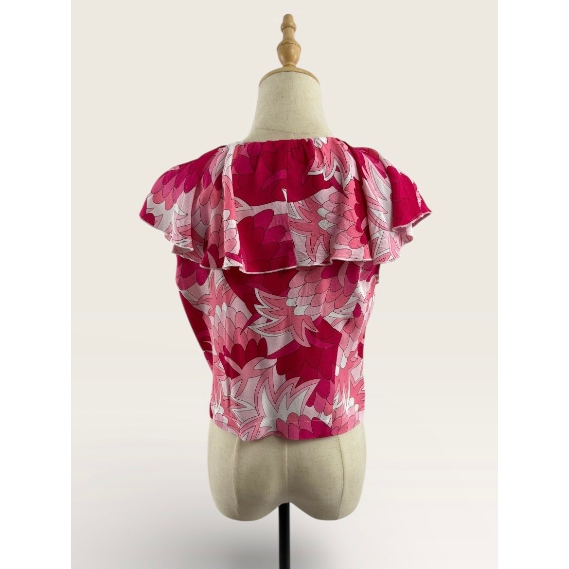 Trina Turk Janis Pink Floral Top, Size 10