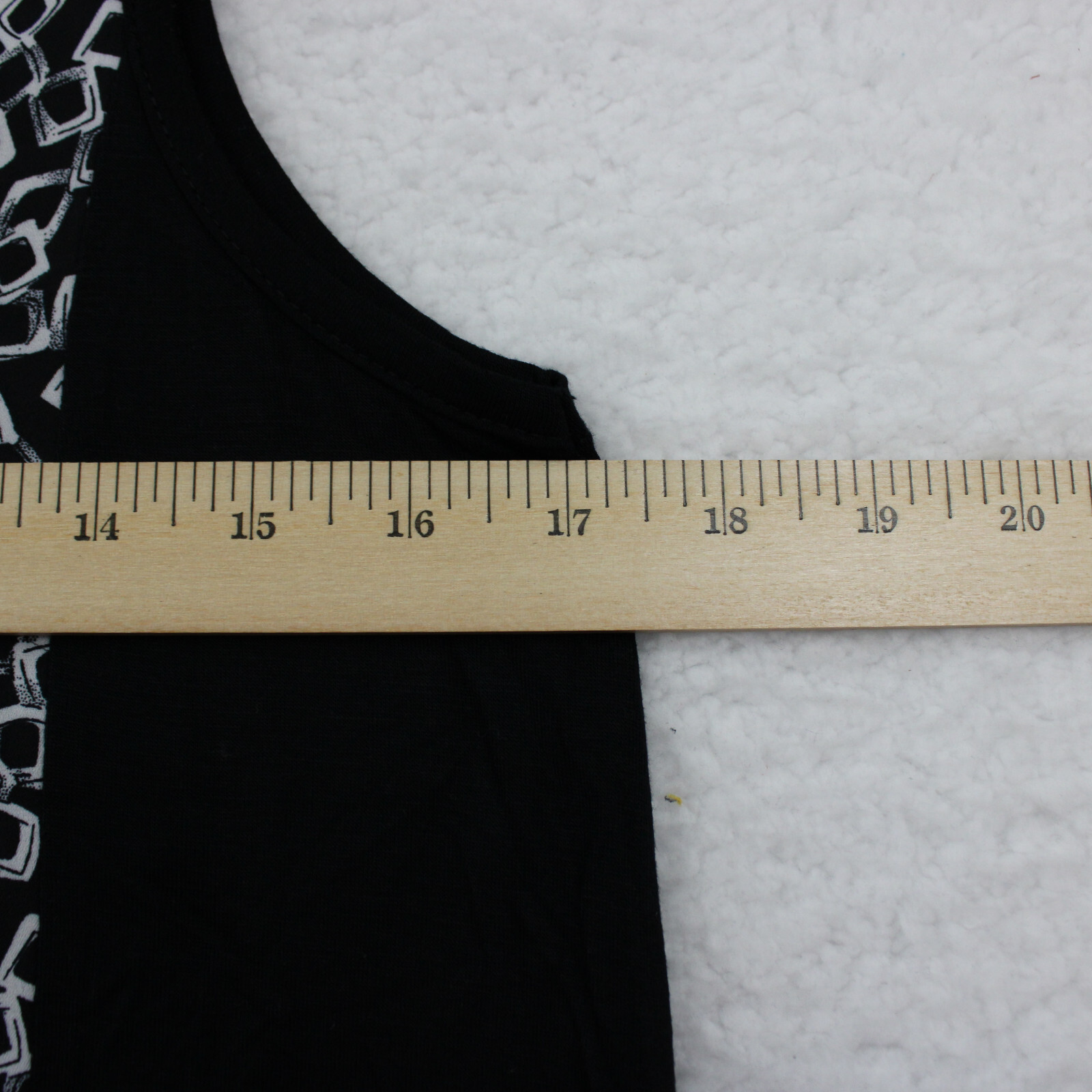 NEW August Silk Zip Neck Tunic Tank Women’s Size Small Black & White