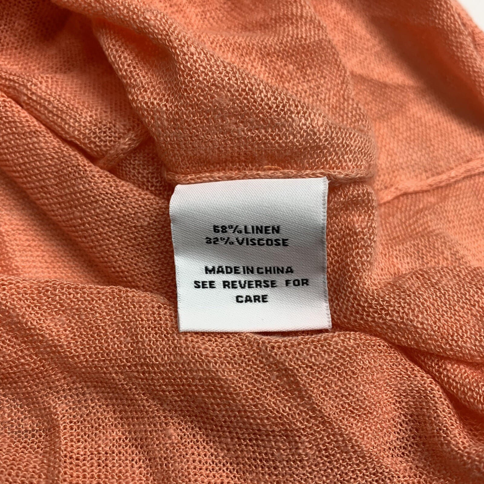 525 America Womens Orange Short Sleeve Shirt Size Small