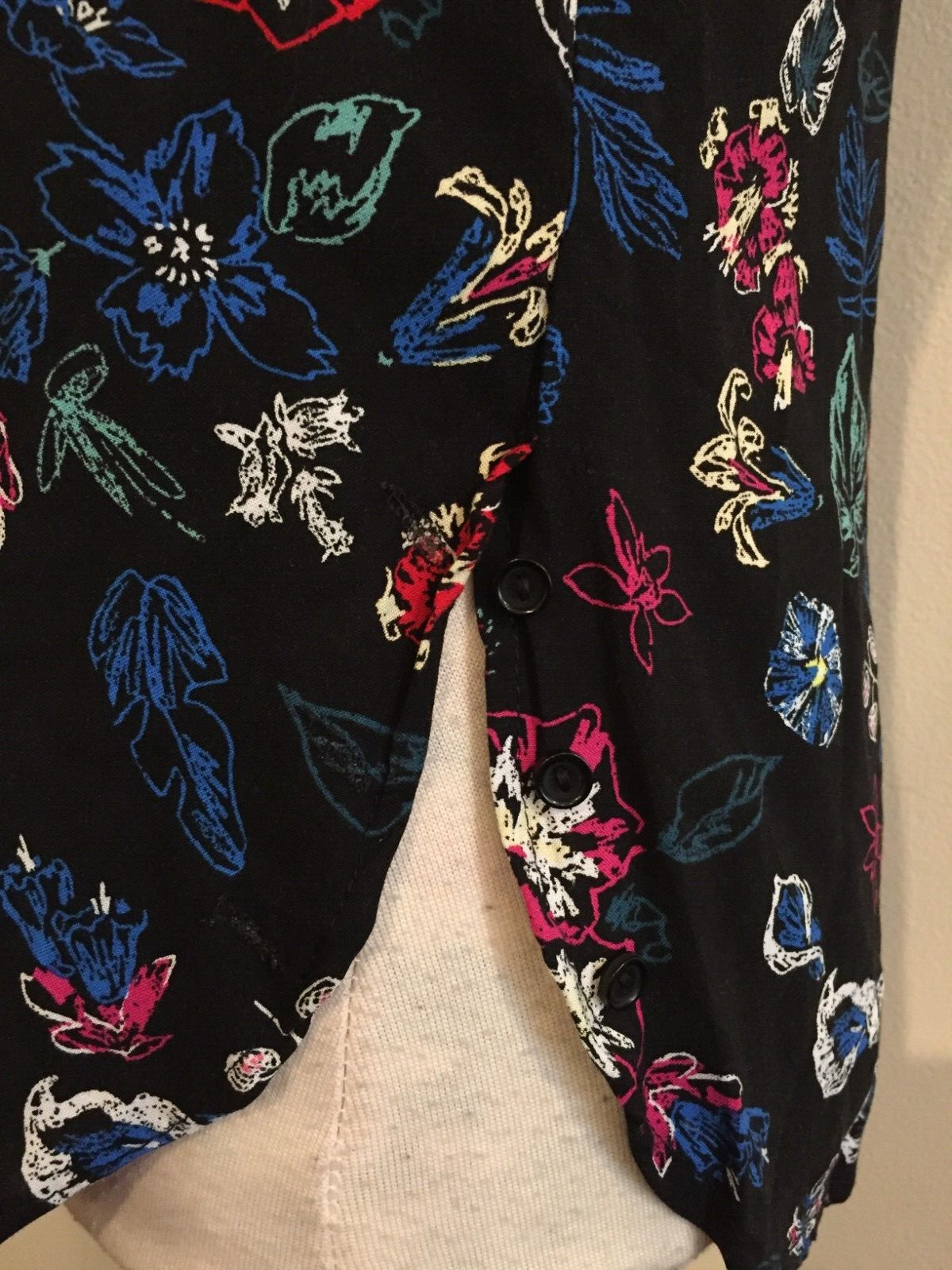 Locura Blouse, Small, Multi-colored, 100% Viscosa, Tag $199.00 NWT