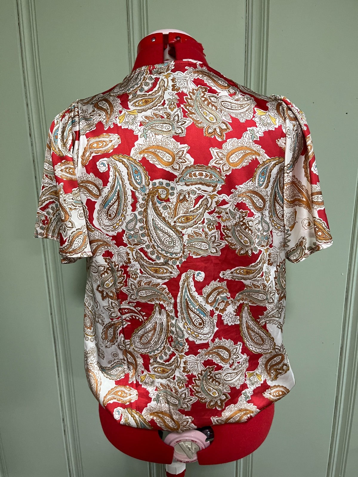Daytrip Crossover Top Blouse Flutter Sleeve Size Small