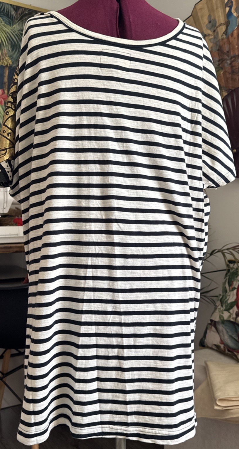 Stunning RARE VIVIENNE WESTWOOD CHERUB ORB Print DRESS/ TUNIC TOP / LONG TEE
