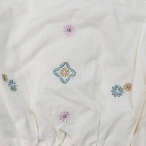 Celebrity Pink Embroidered Peplum Tank Top Cream White Square Neck Drawstring XL