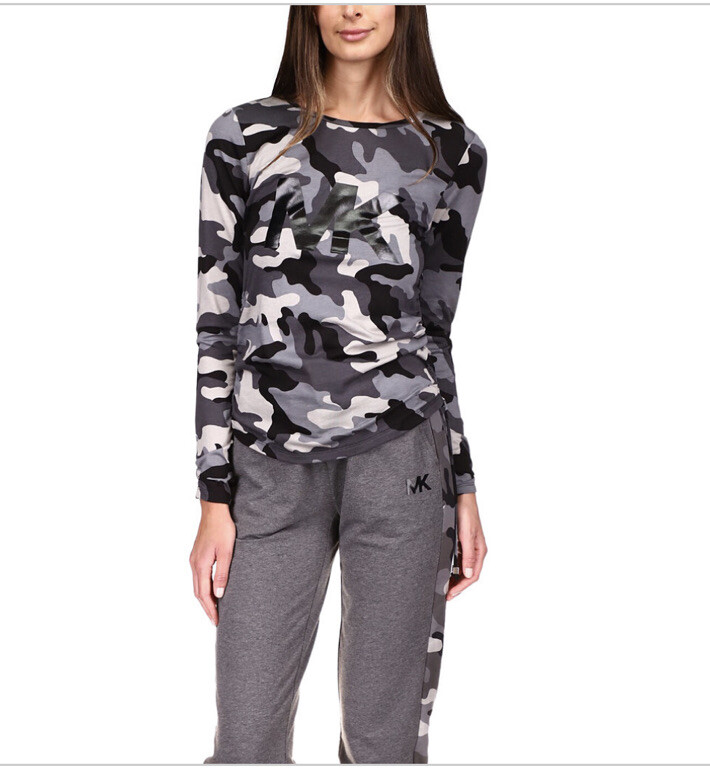 MICHAEL Michael Kors Exclusive Camo-Print Top.Sz S. $78 Value