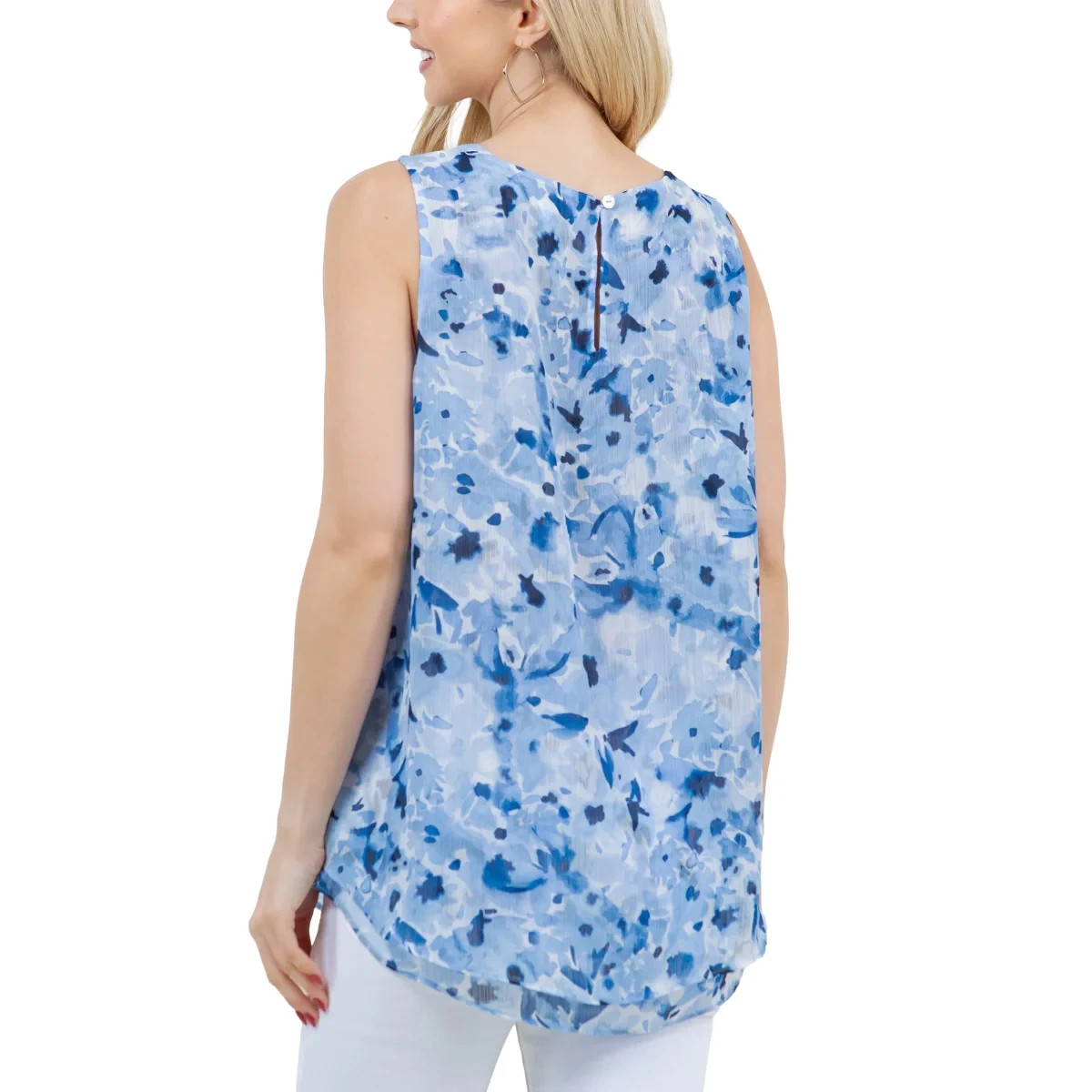 Cristina B Women’s Sleeveless Crewneck Blouse K51