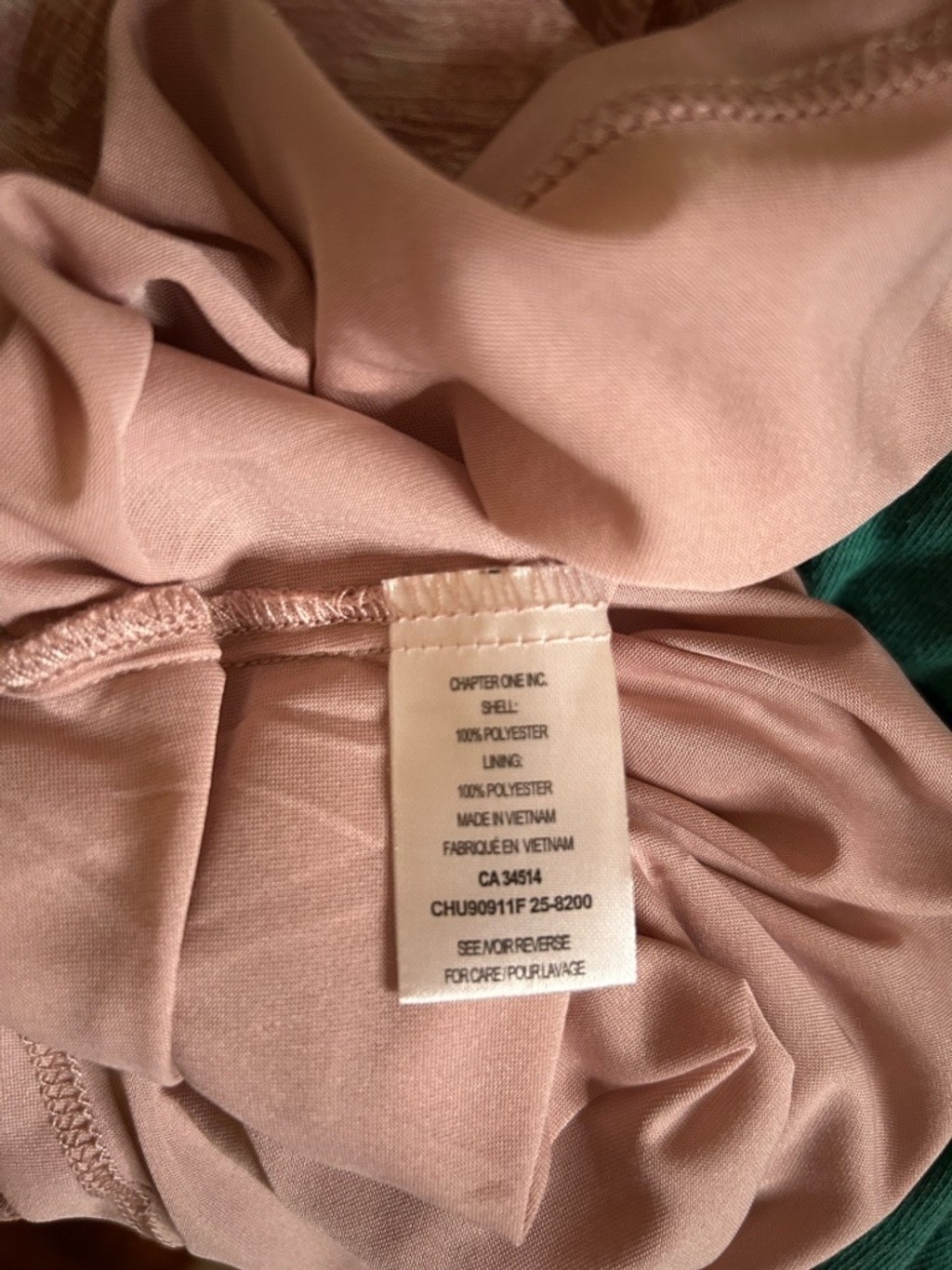 Joie Rose Taupe Floral Tie-Neck Blouse | Small