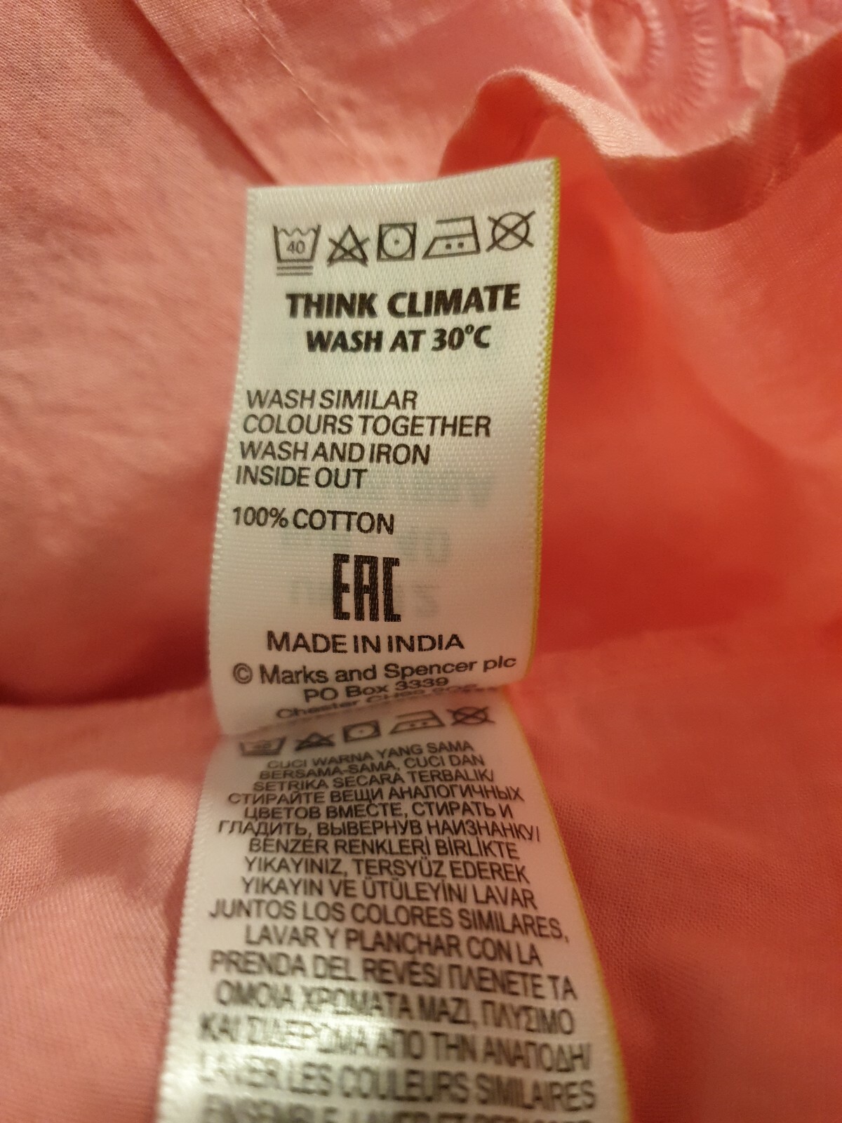 pink top from M&S size 12 (RRP £29.50)