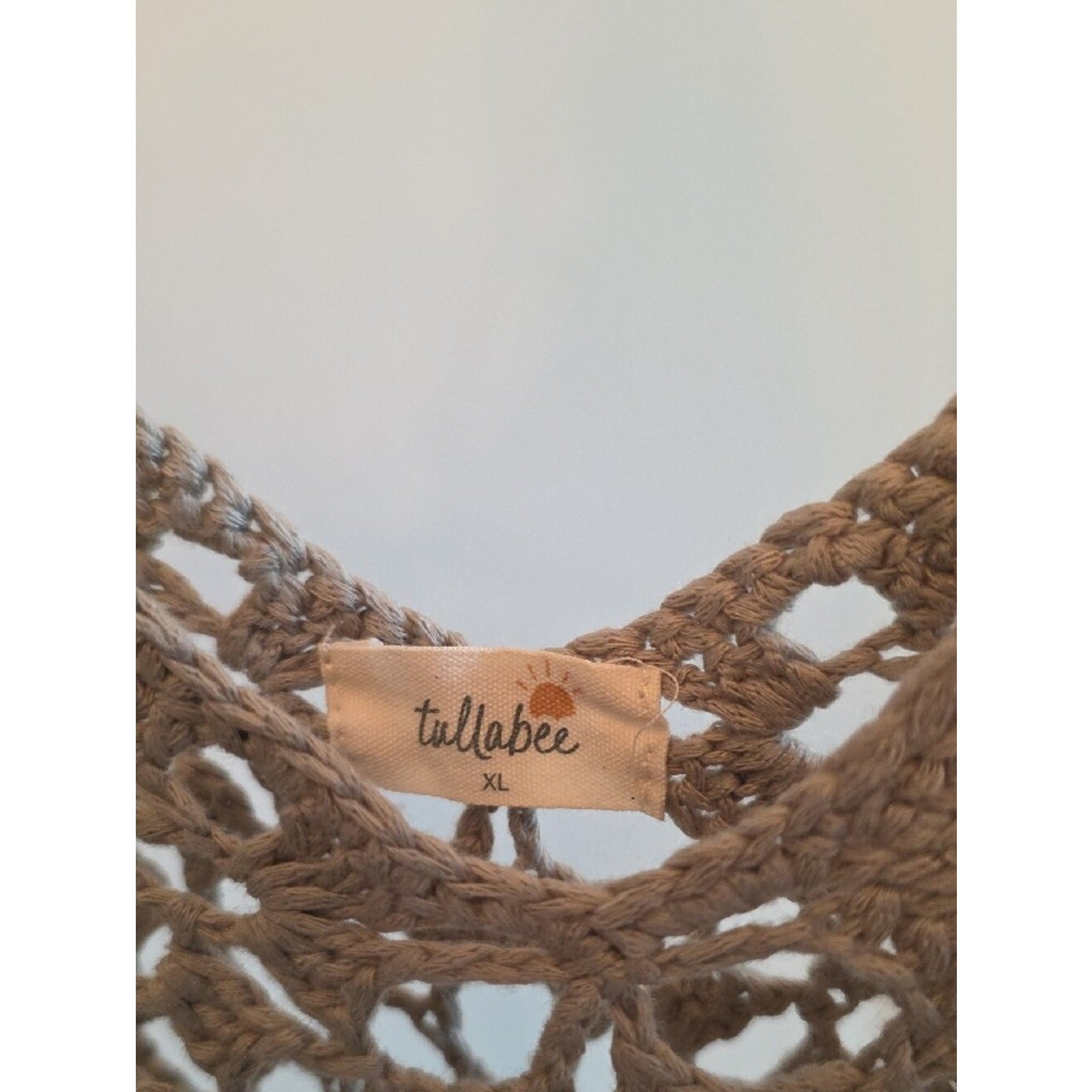 Tullabee Altar’d State “Mama” Crochet Boho Granny Square Festival Vest