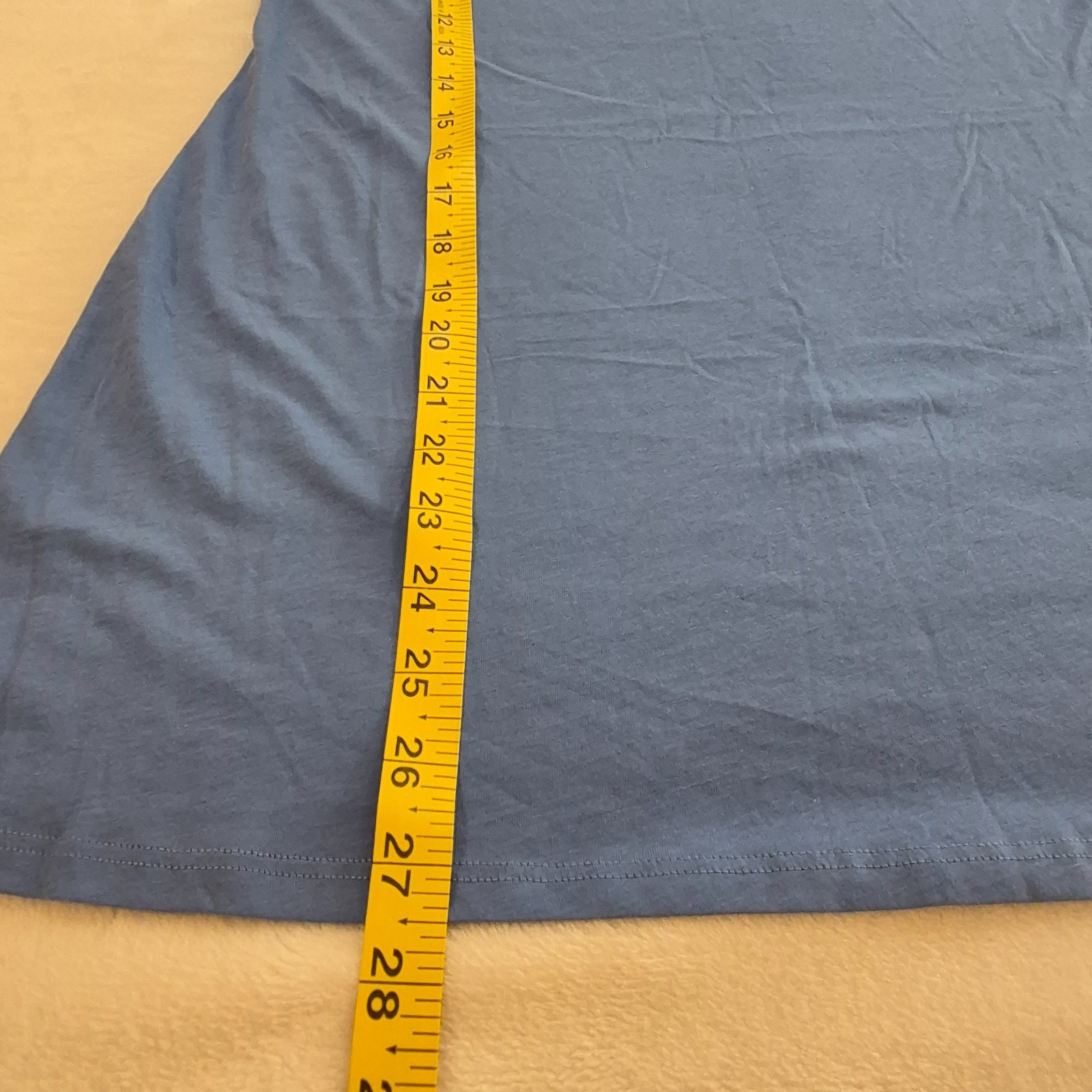 EILEEN FISHER Organic Cotton Tank Top Petite PM Blue Sleeveless – Made in USA