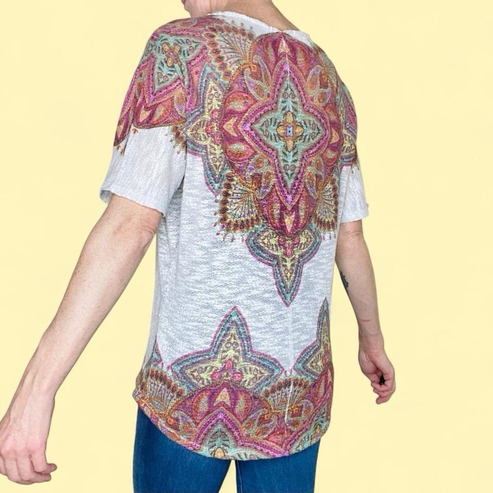 Ginger G Kaleidoscope Abstract Colorful Hippie Shirt