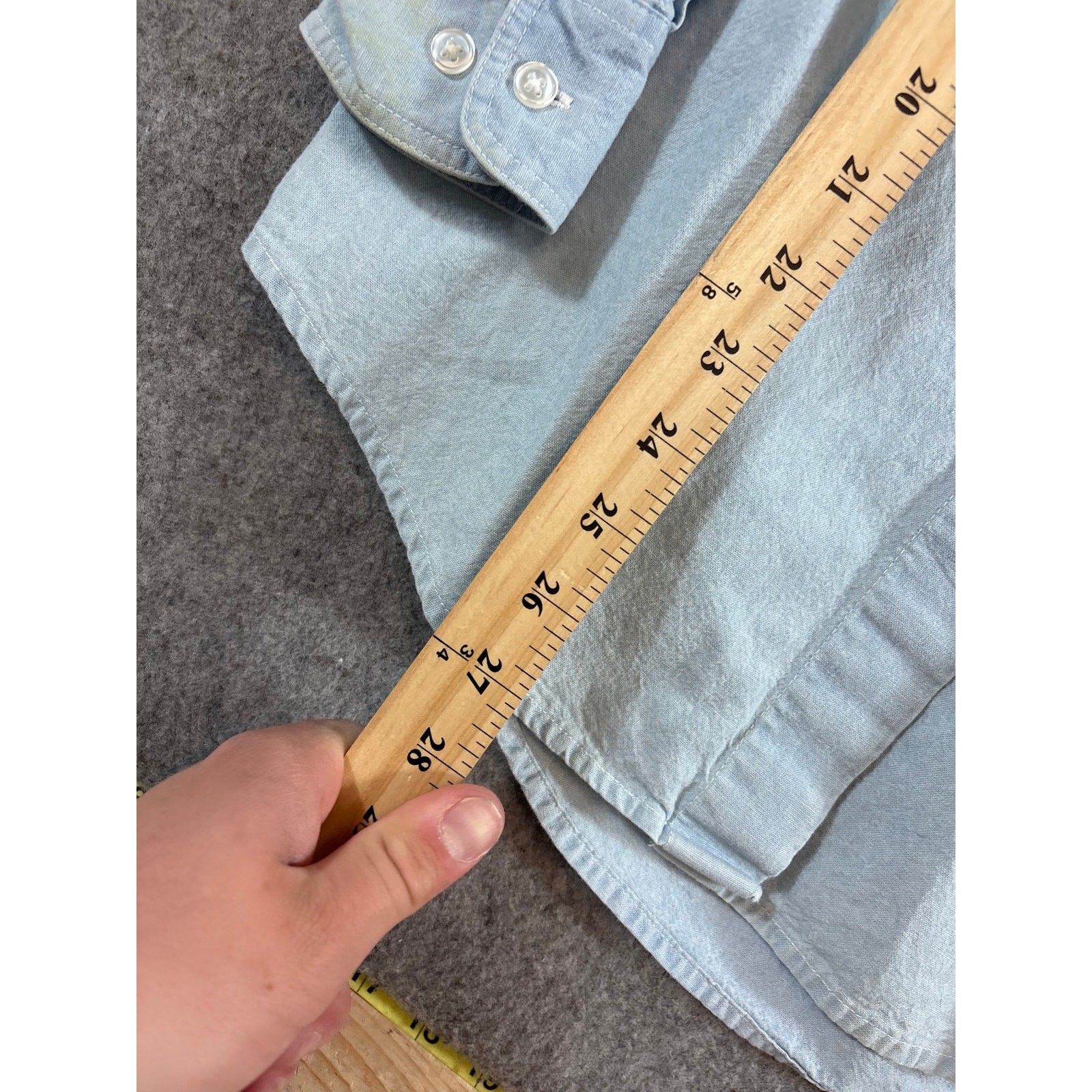 VINTAGE 90s Disney Denim Shirt Womens Blue Winnie The Pooh Embroidered Small