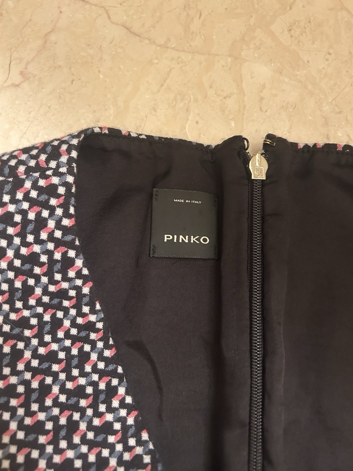 Pinko Pleated Sheer Tank Top Size Small