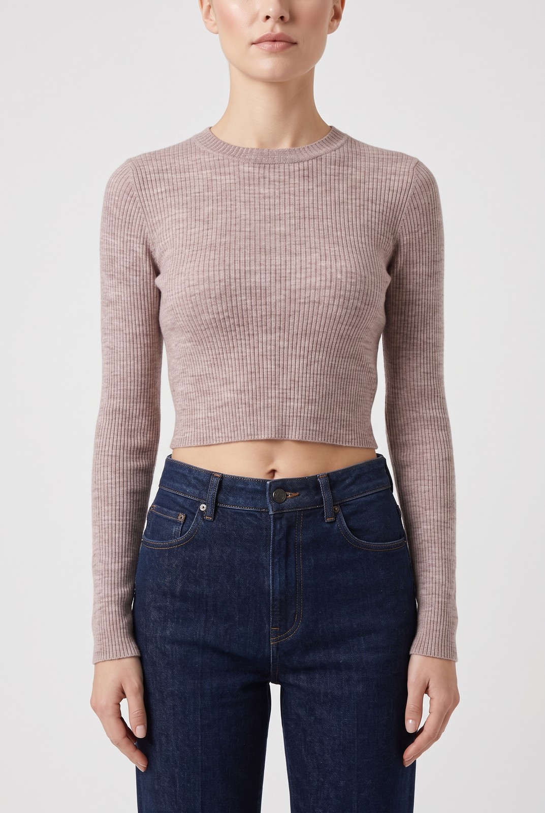 BRUNELLO CUCINELLI WOMEN’S CASHMERE BLEND RIBBED LOW CUT SHIRT NWT MSRP $1645