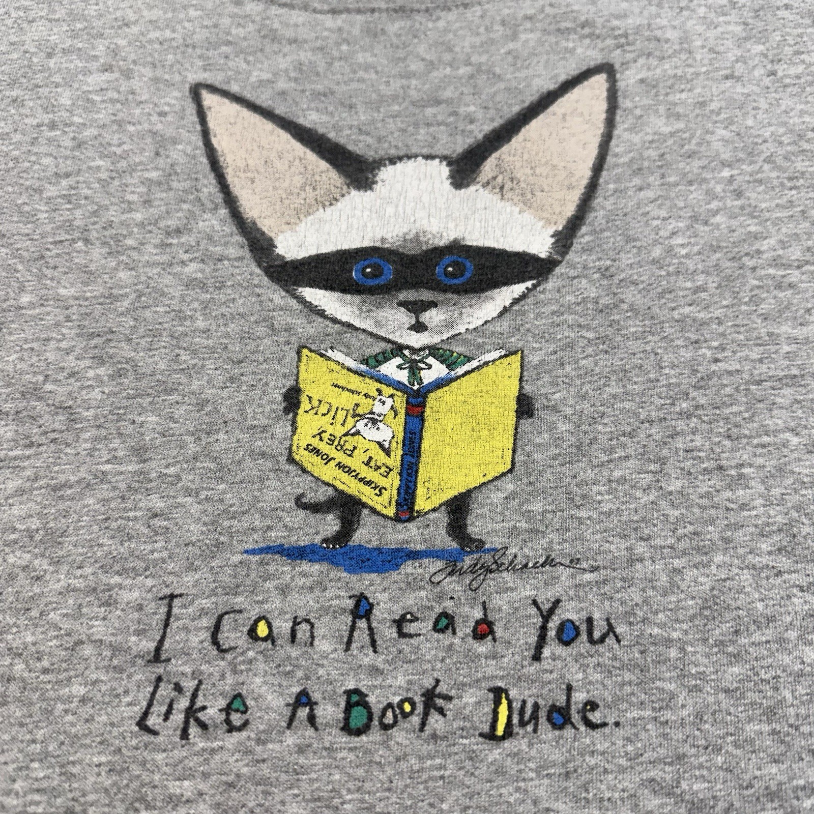 Vintage 2000s Skippyjon Jones I Can Read You Like A Book Dude T Shirt Size M