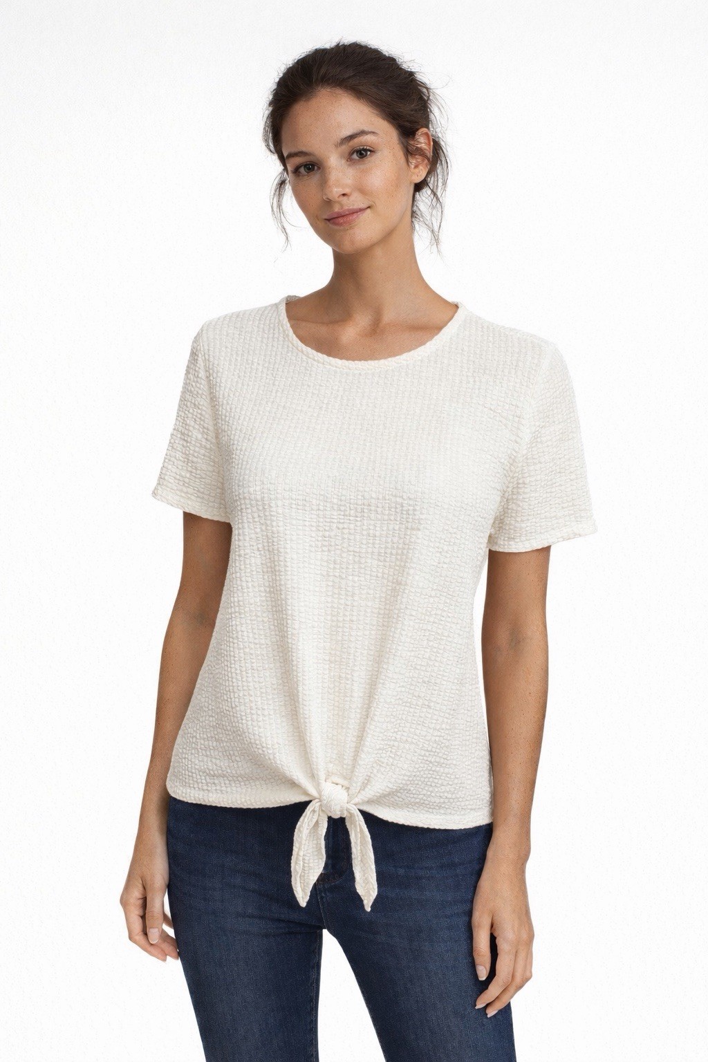 Casual Couture By Green Envelope Women’s Short Sleeve Top Missing Size See Des