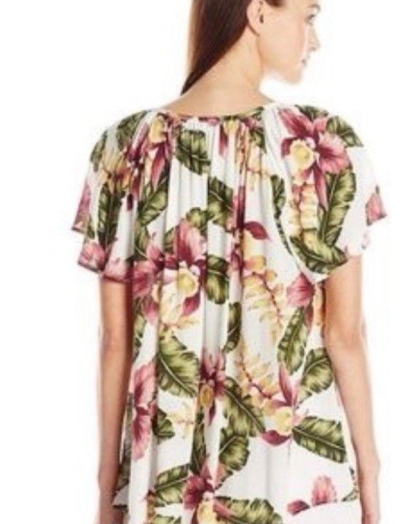 Show Me Your MuMu Avalon Top in Aloha Blooms Cloud Floral-L-Tropical/Boho/Summer