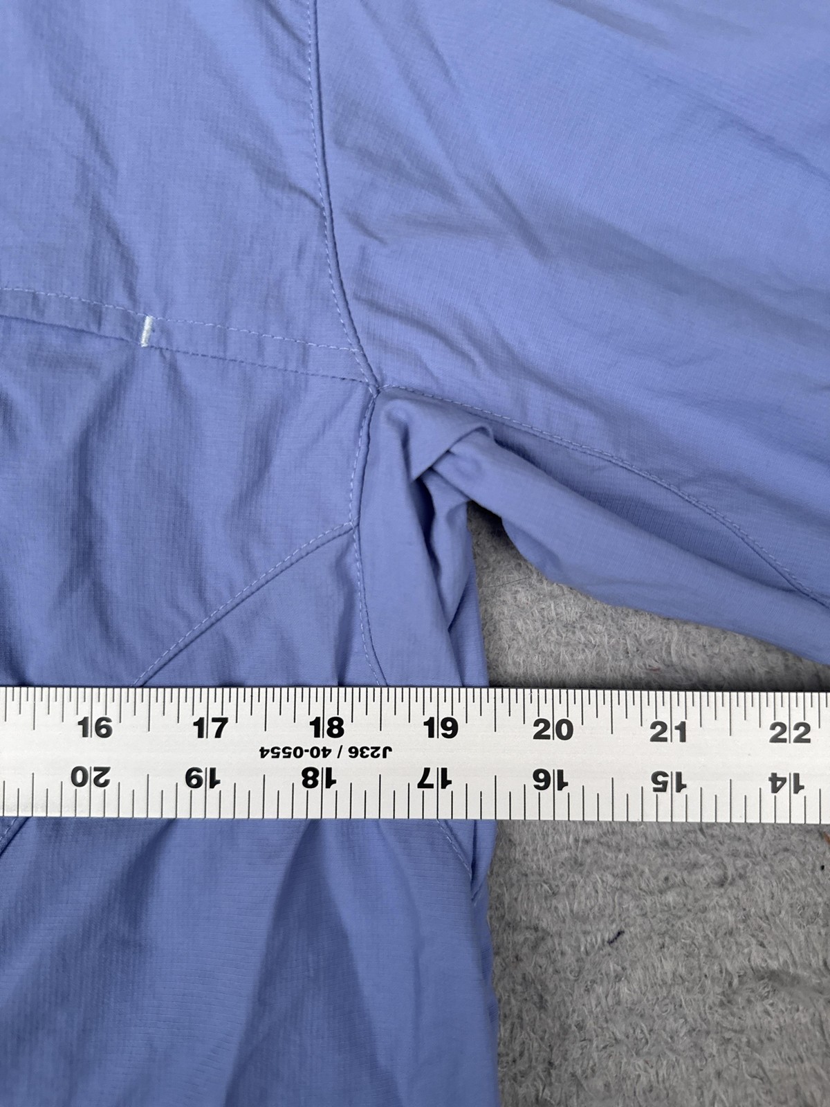 Columbia Shirt Womens Large Blue Collared Long Sleeve Titanium Hiking Top