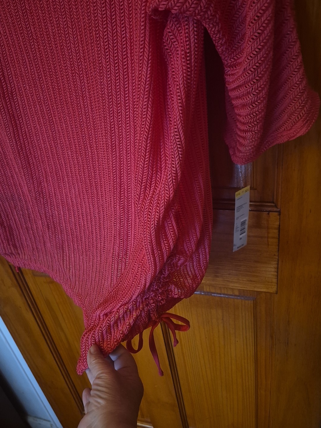 Beverly Drive Women’s Pink Long Stretchable Top Tunic Lined Size 2X NWT $44