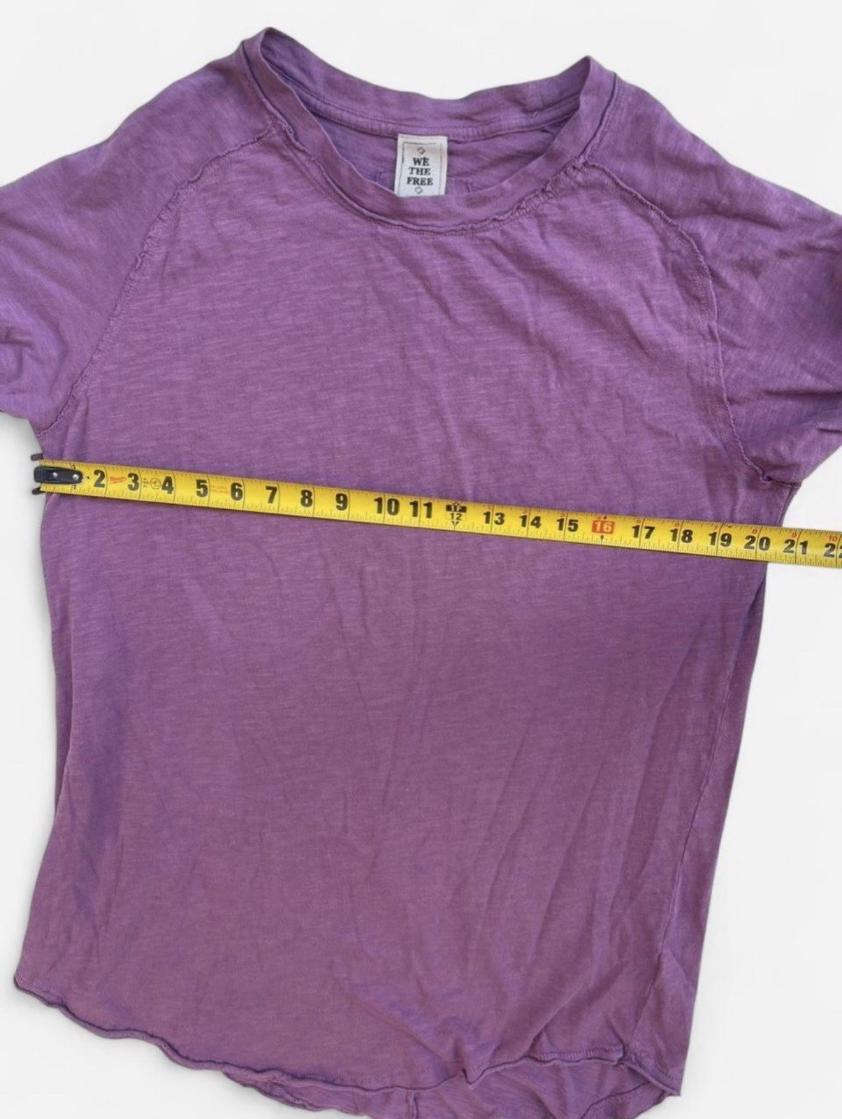 We The Free Arden Purple Oversized Boho Round Hem Long Sleeve w Thumb Holes Sz S