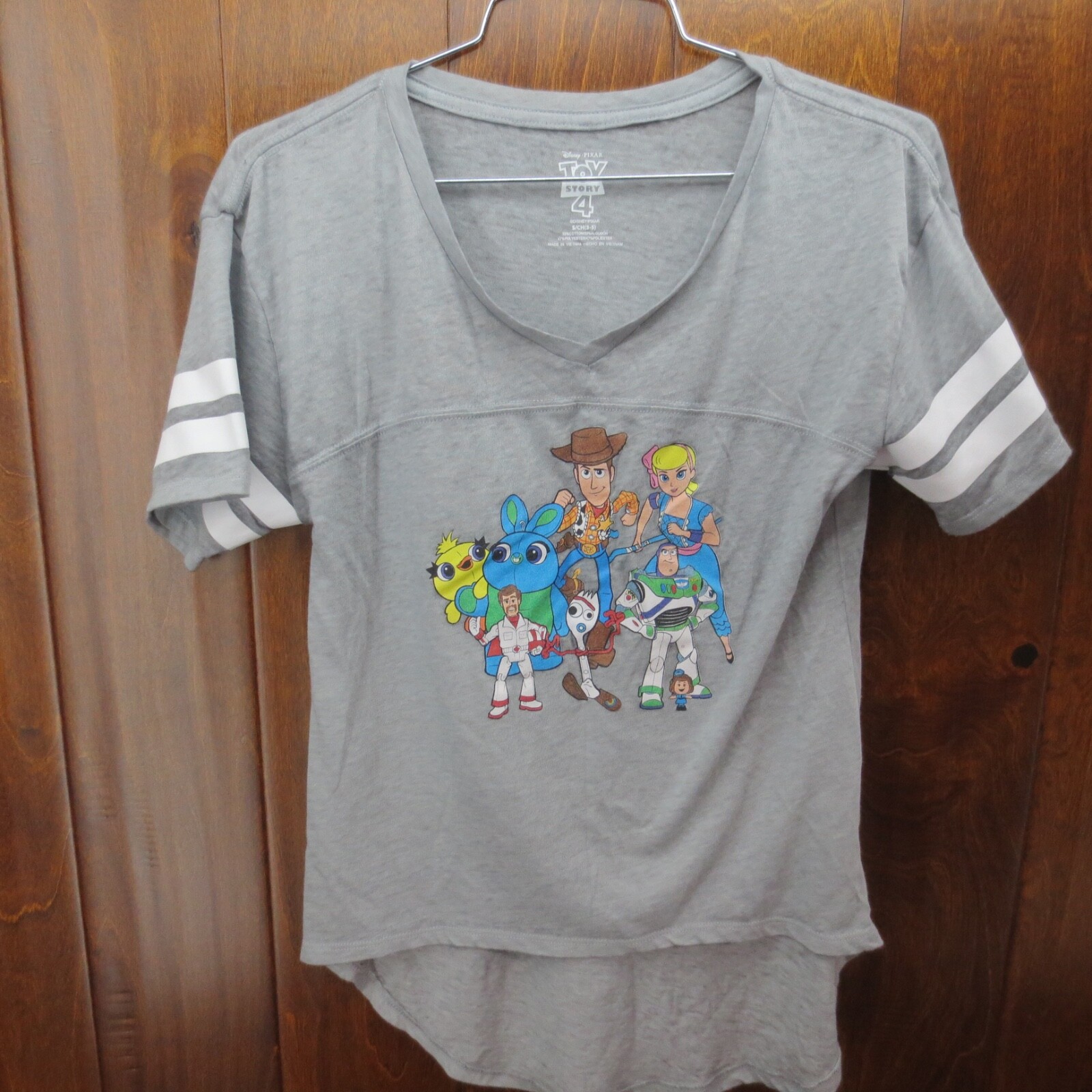 Ladies Toy Story 4 Shirt Disney Pixar Official Size S (3-5)