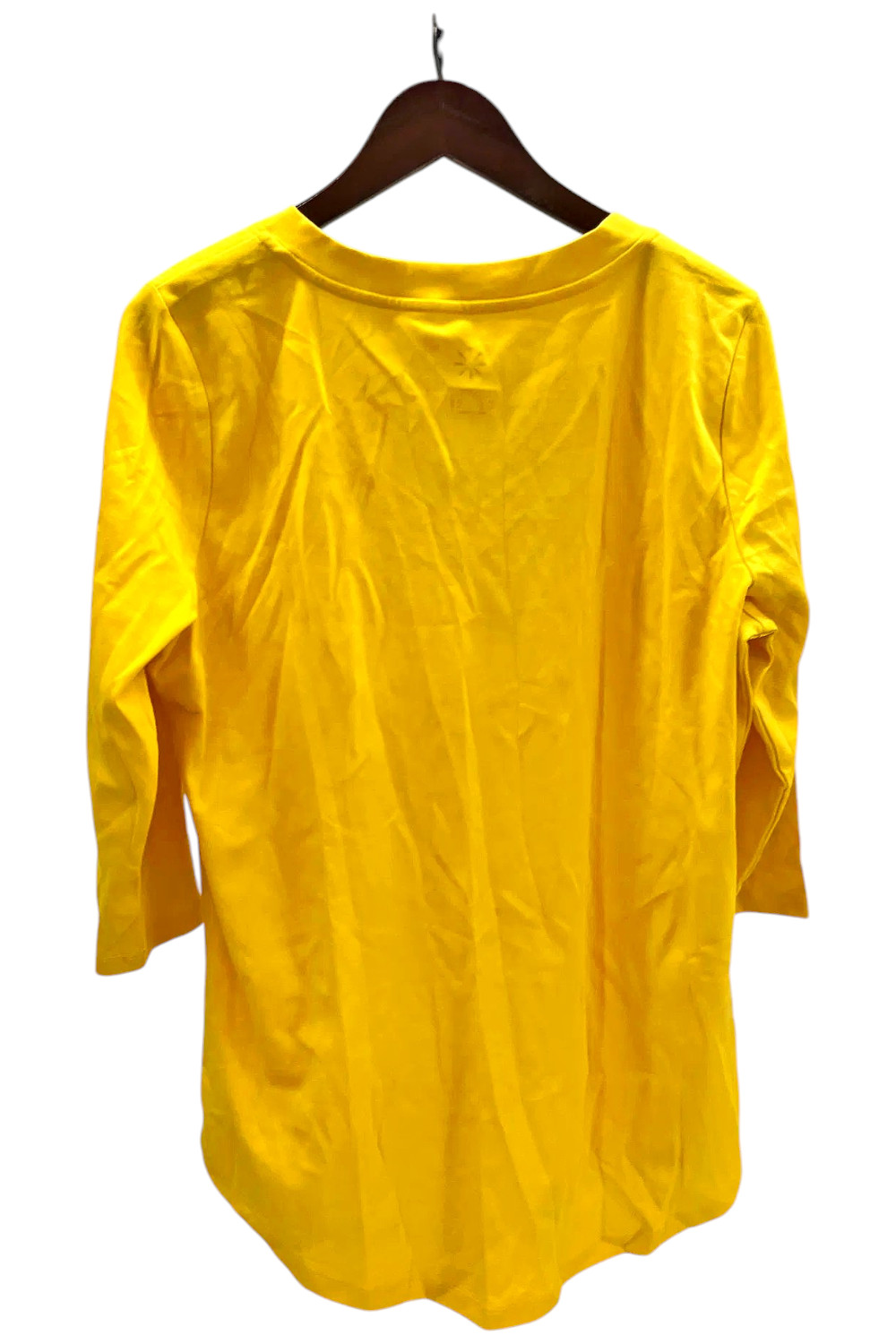 Isaac Mizrahi Live! Women’s Essentials Cotton 3/4 Slv Tunic Daffodil