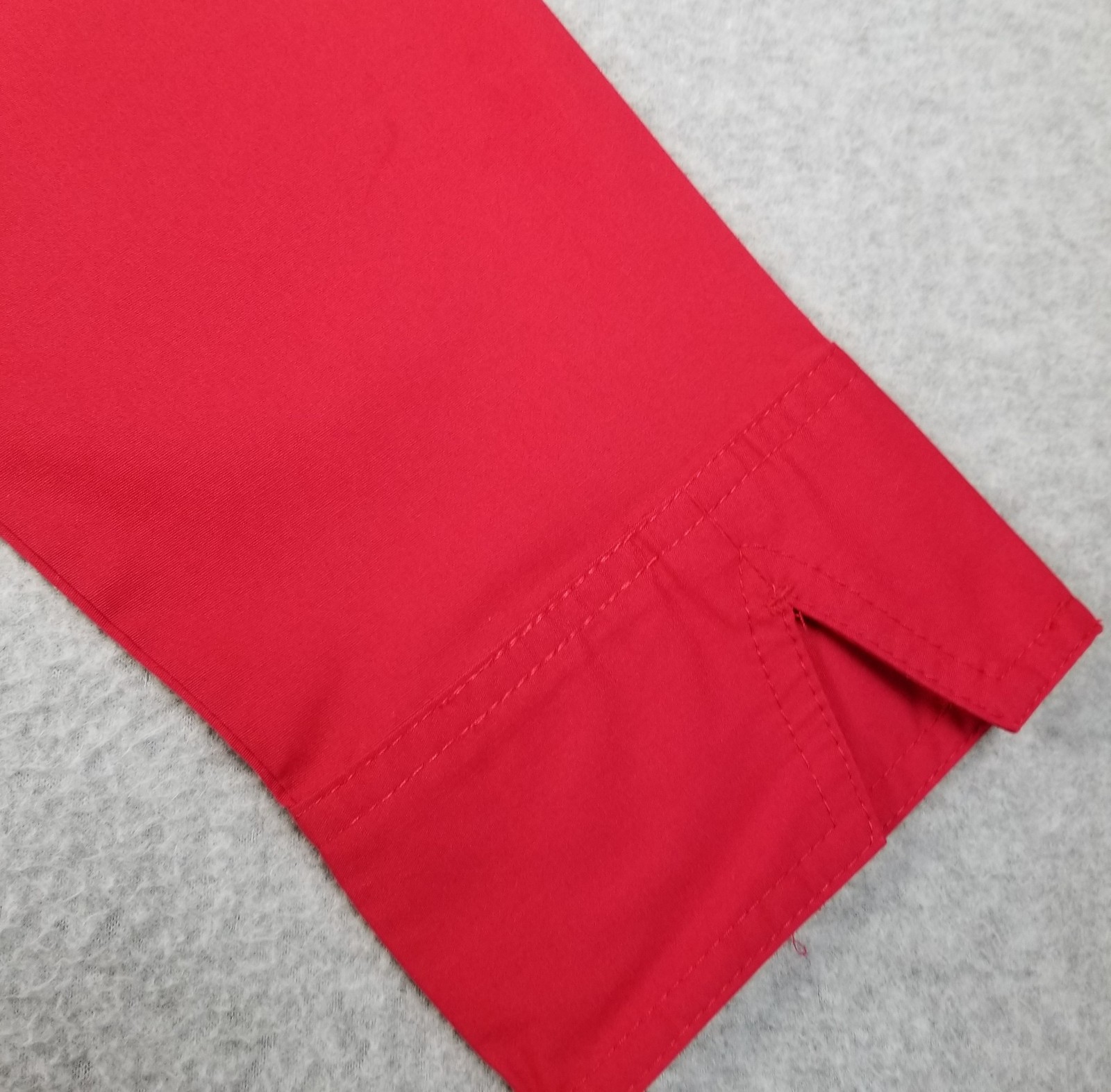 RIDERS Lee Button Up Shirt Women’s Small S Red 3/4 Sleeves Easy Care Stretch Top