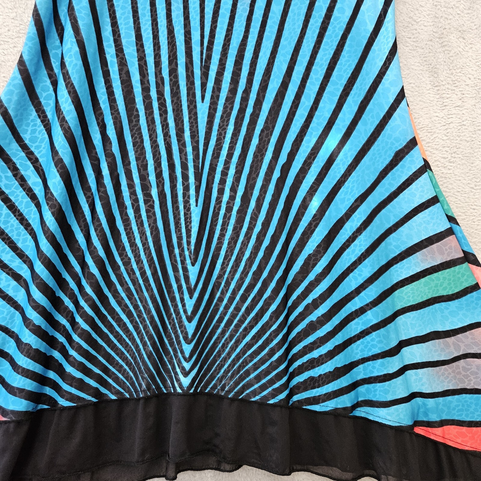 From The Heart Y2K Women Tank Top Tunic Made In USA, Rave, Vintage Size L