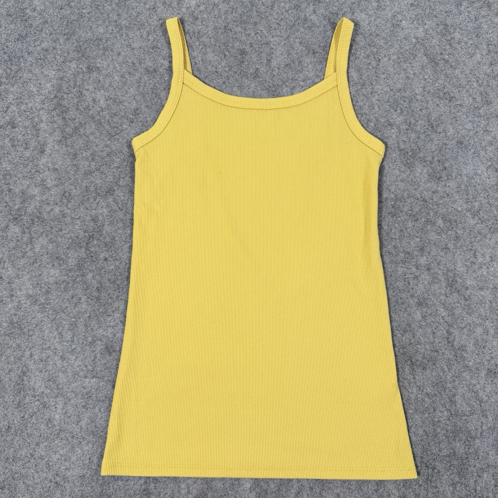 NO Boundaries Sleeveless Ribbed Tank Top Fits Women’s Size Small (3-5) Yellow