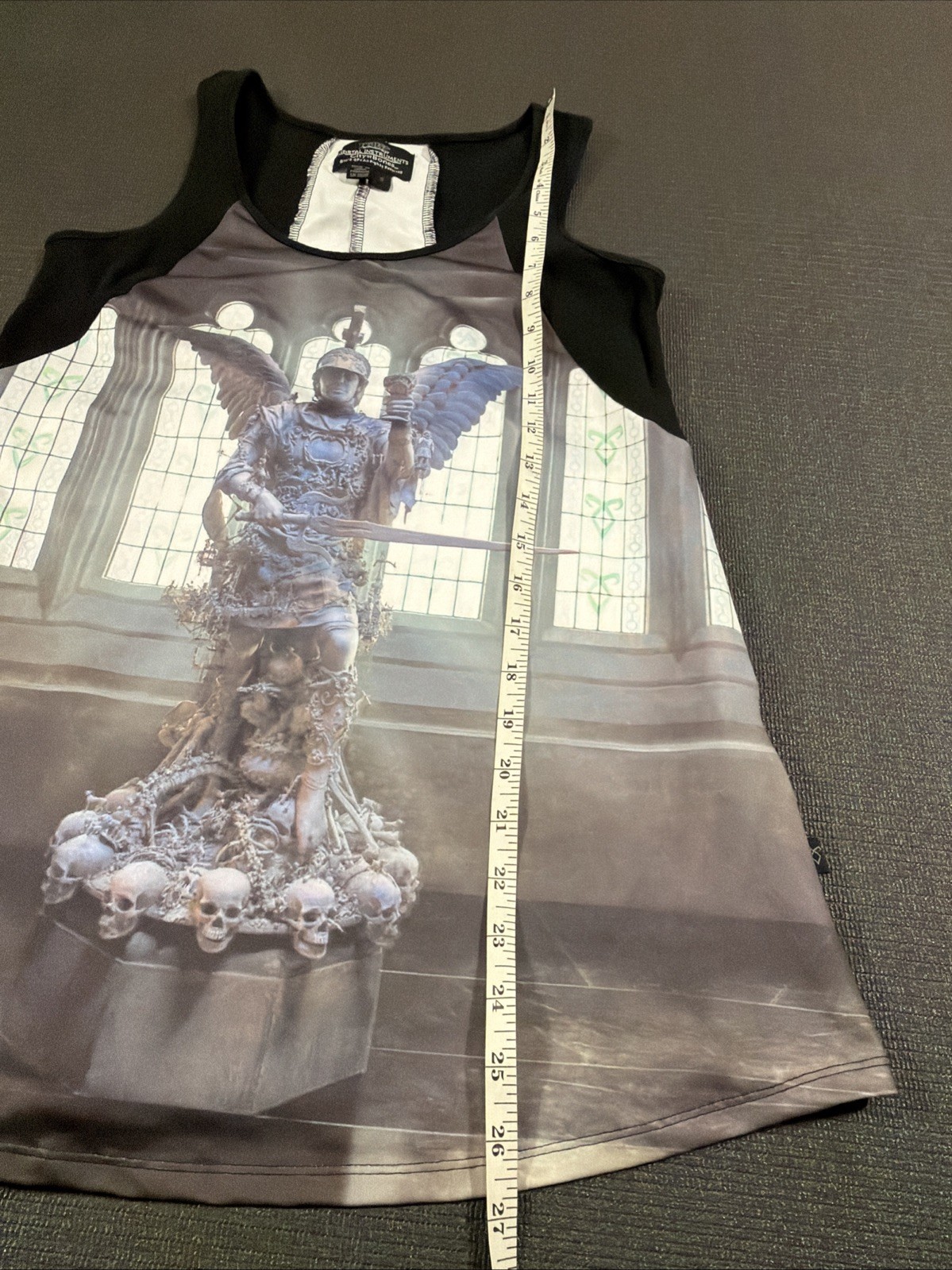 Tripp NYC Tank Top Shirt Mortal Instruments City Bones Goodman Goth Size Small