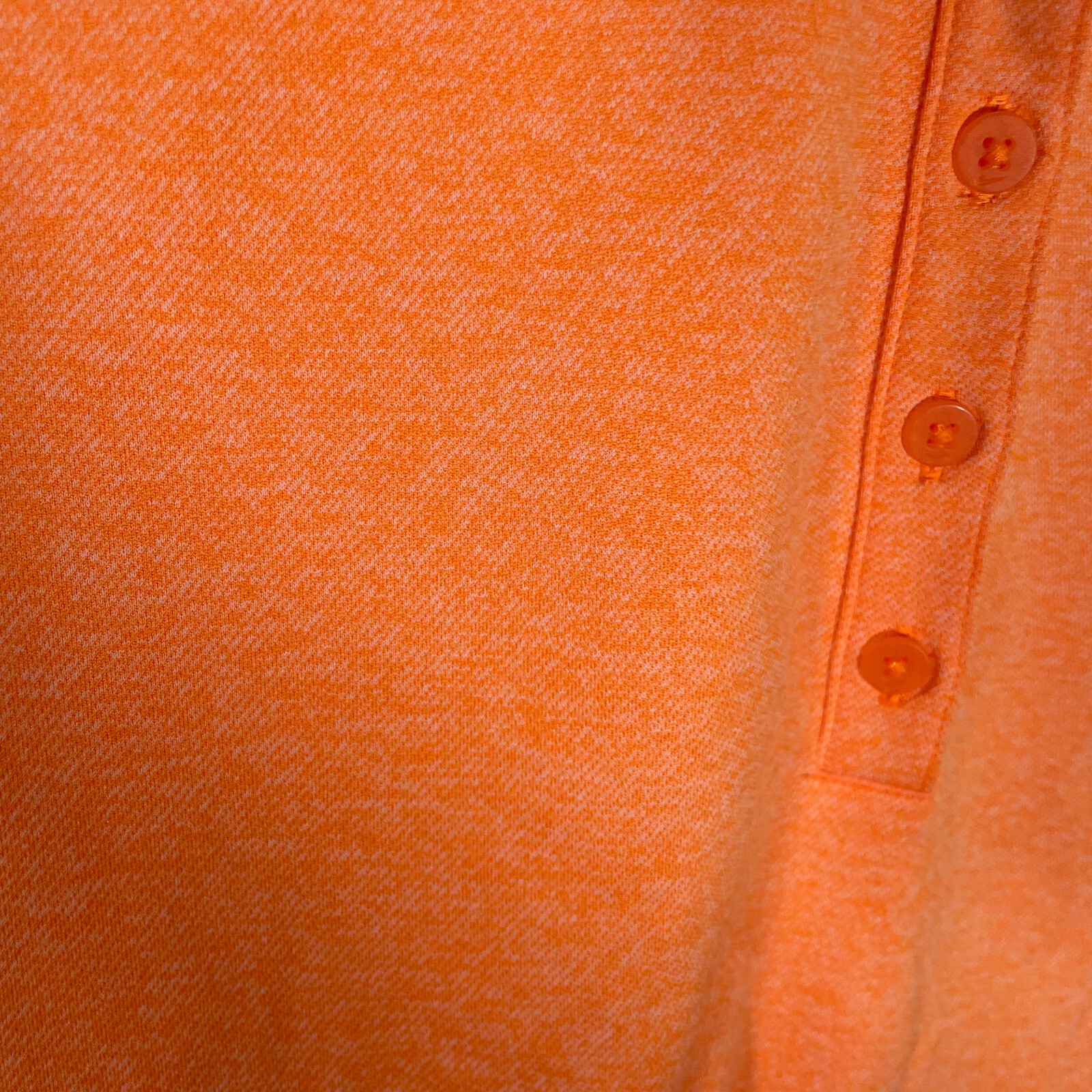 Nike Golf Victory Texture Polo Shirt Womens Medium Orange Tennis Pickleball SS