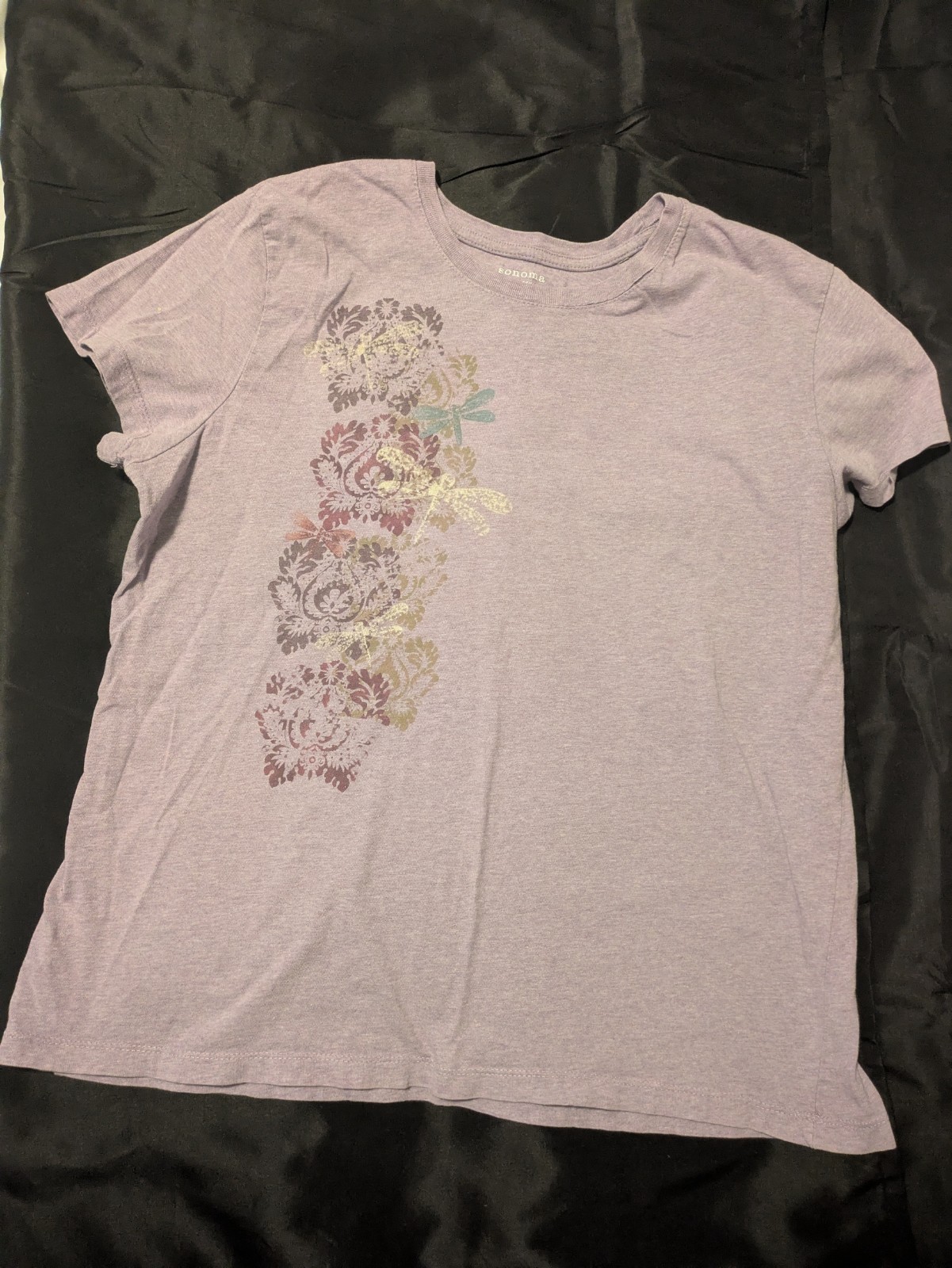 Sonoma Goods for Life Women’s Lilac Tee Size 2x 100% Cotton