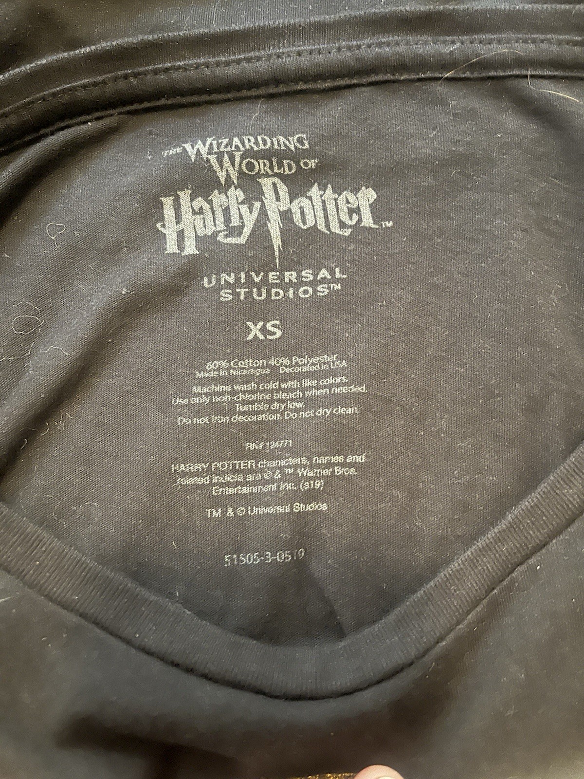 The Wizarding World of Harry Potter Borgin and Burke’s Women’s Shirt XS Black[M]