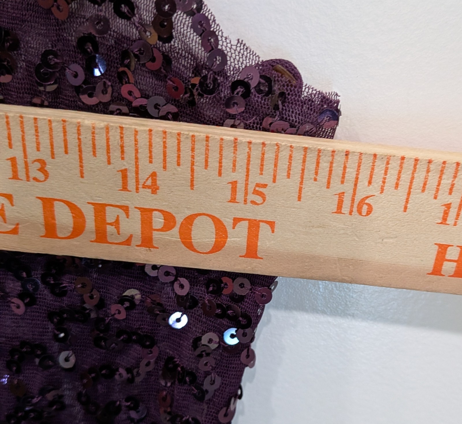 Y2K Sheer Sequin Lace Racerback Purple Tank Top Size Medium TwentyOne Forever 21