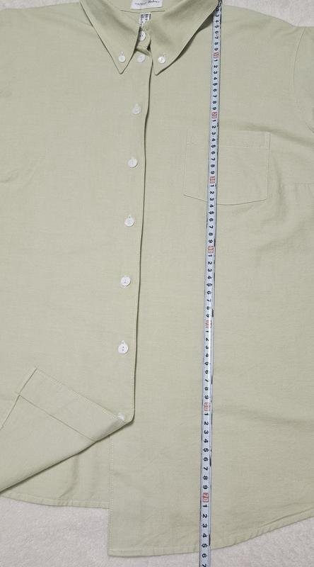 Women Peter Hahn shirt khaki cotton 42/XL/50