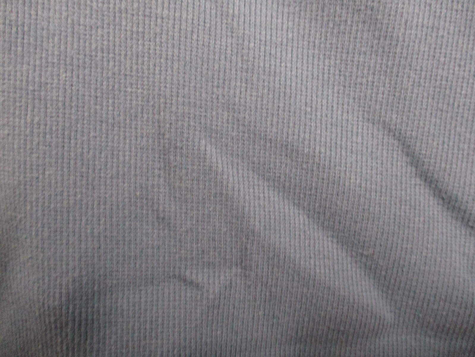 DENIM & CO L BLUE RIBBED SS TOP R$36 RIBBON NECK SCOOPED 62%POLY33%COTTON5% SPAN