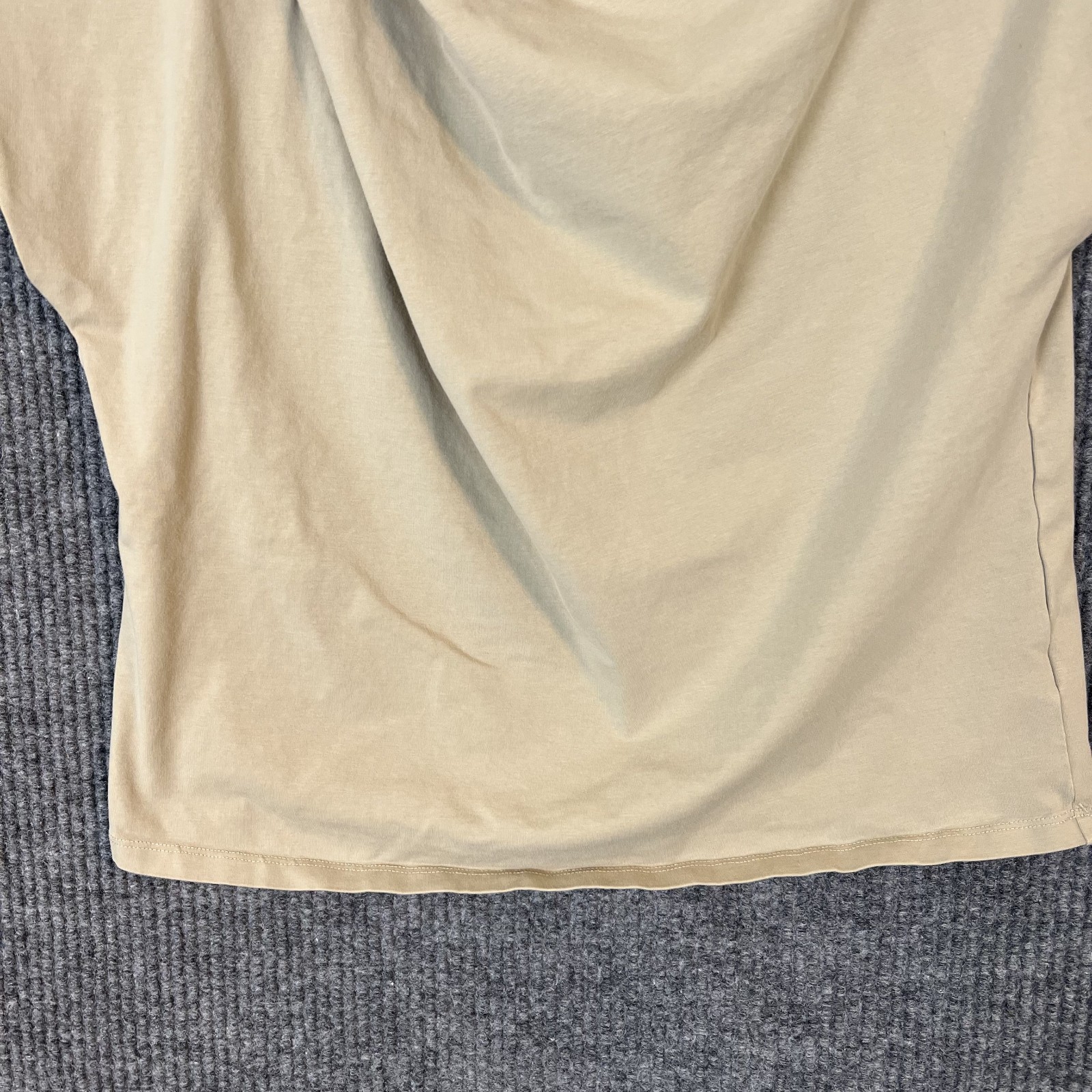 Modern Citizen Womens Kenny Blouse Size Small Beige Sleek Minimalist