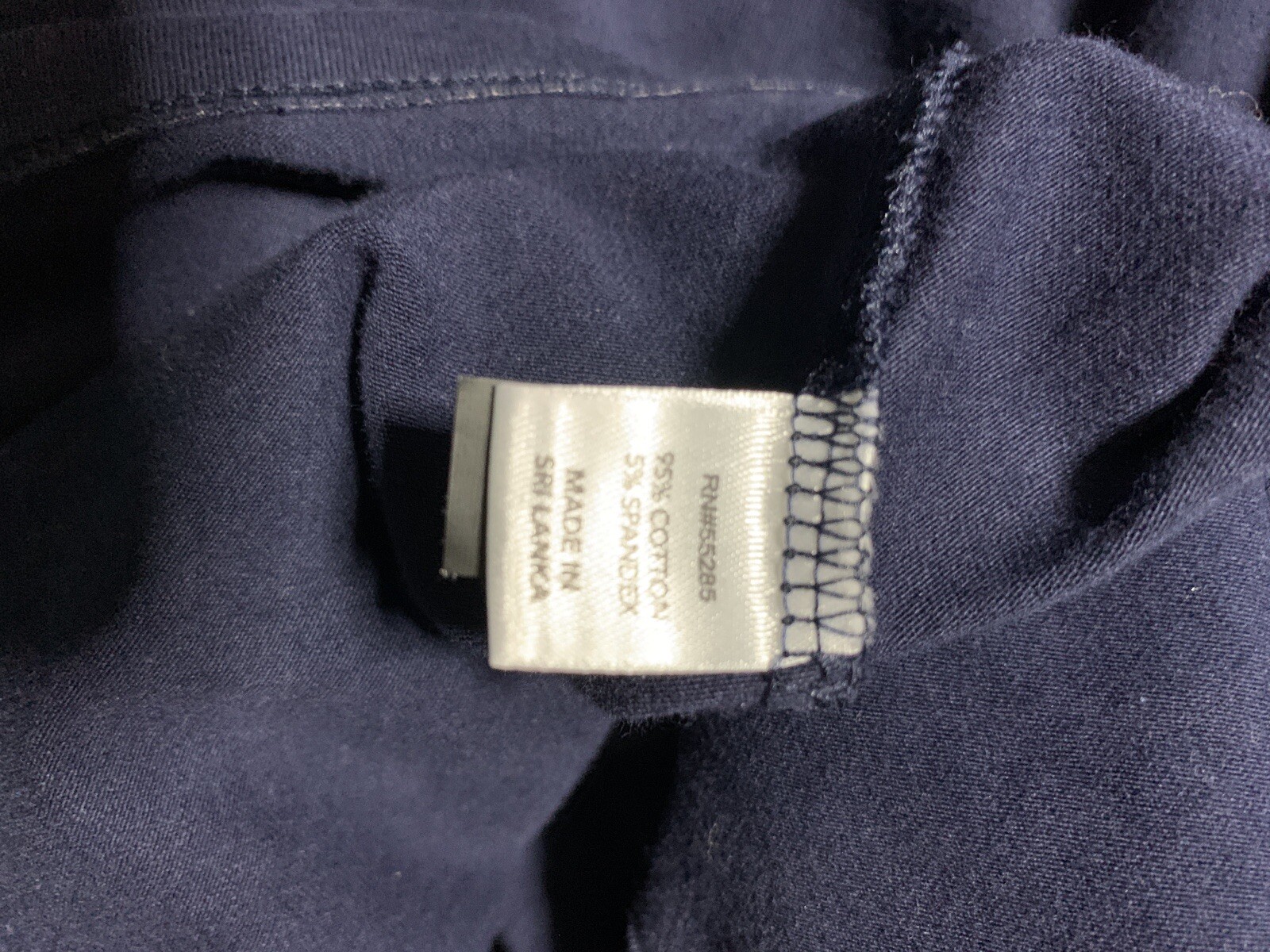 Express Sexy Stretch Adjustable Spaghetti Strap , Ruffled Breast Area Navy M