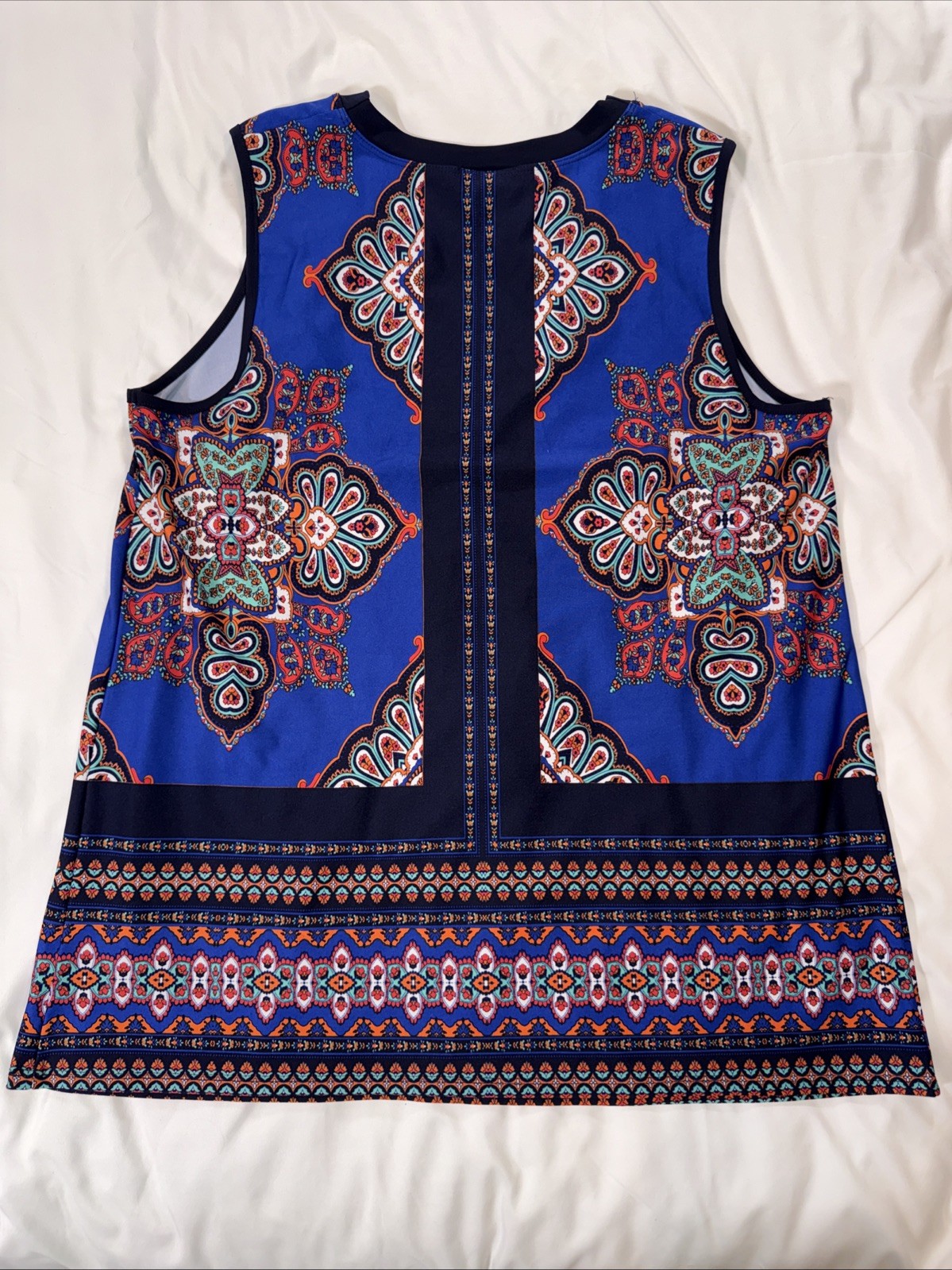 ALYX Woman Sleeveless Tank Top Blue Multicolor Size 2X