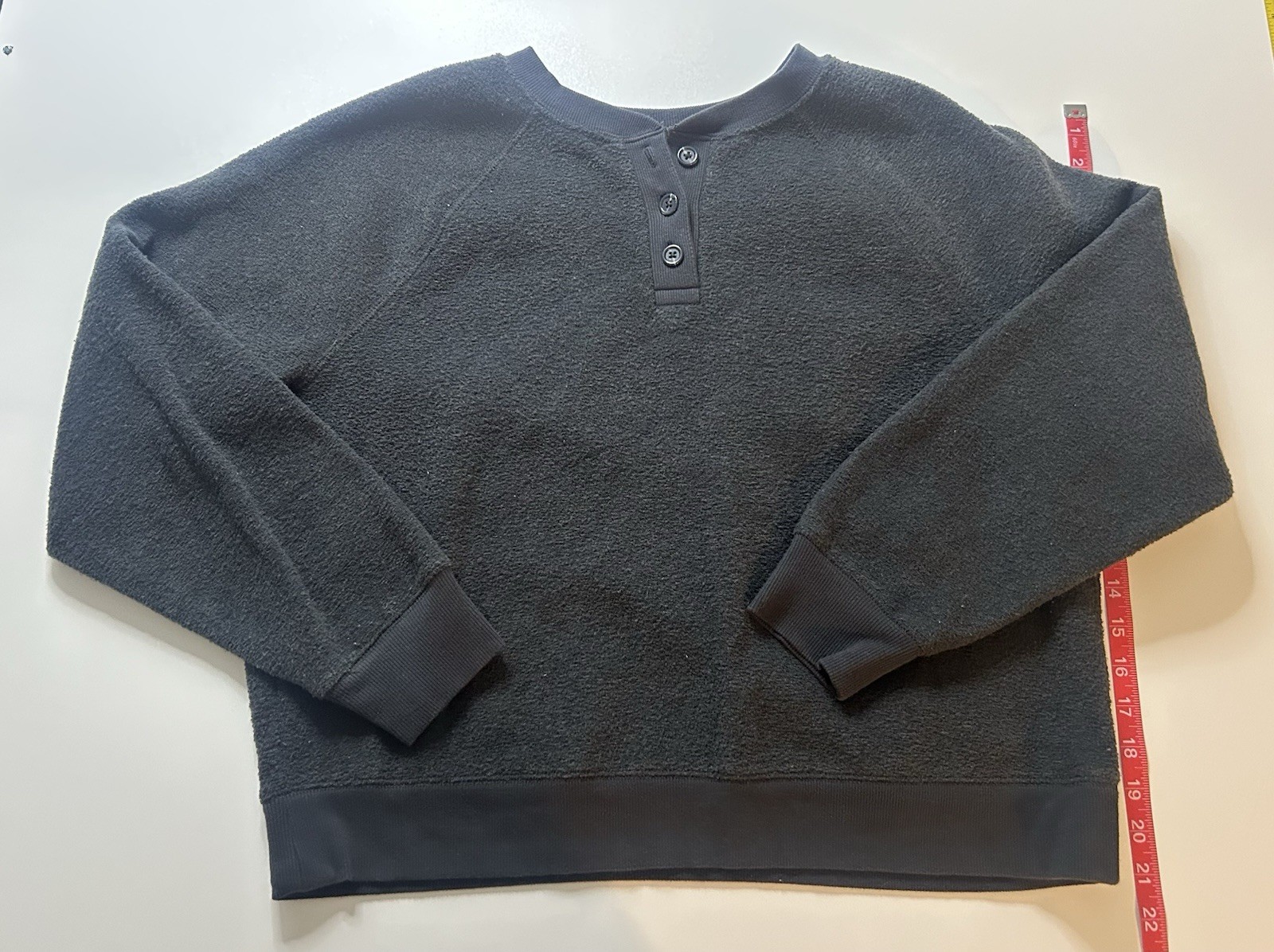 Universal Thread Good Co. Dark Grey Size-Small 3 Button Pullover