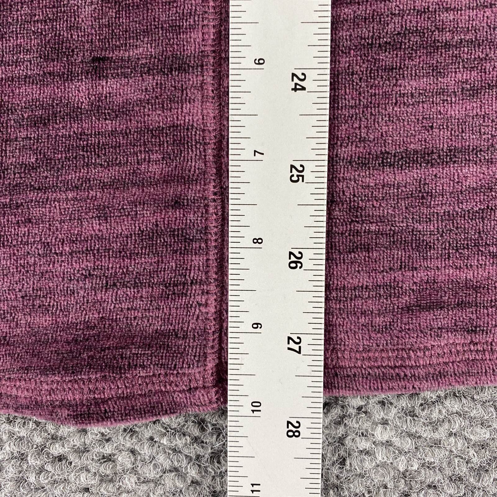 Harmony Balance Womens Long Sleeve Pullover Cowl Neck Purple Size Large