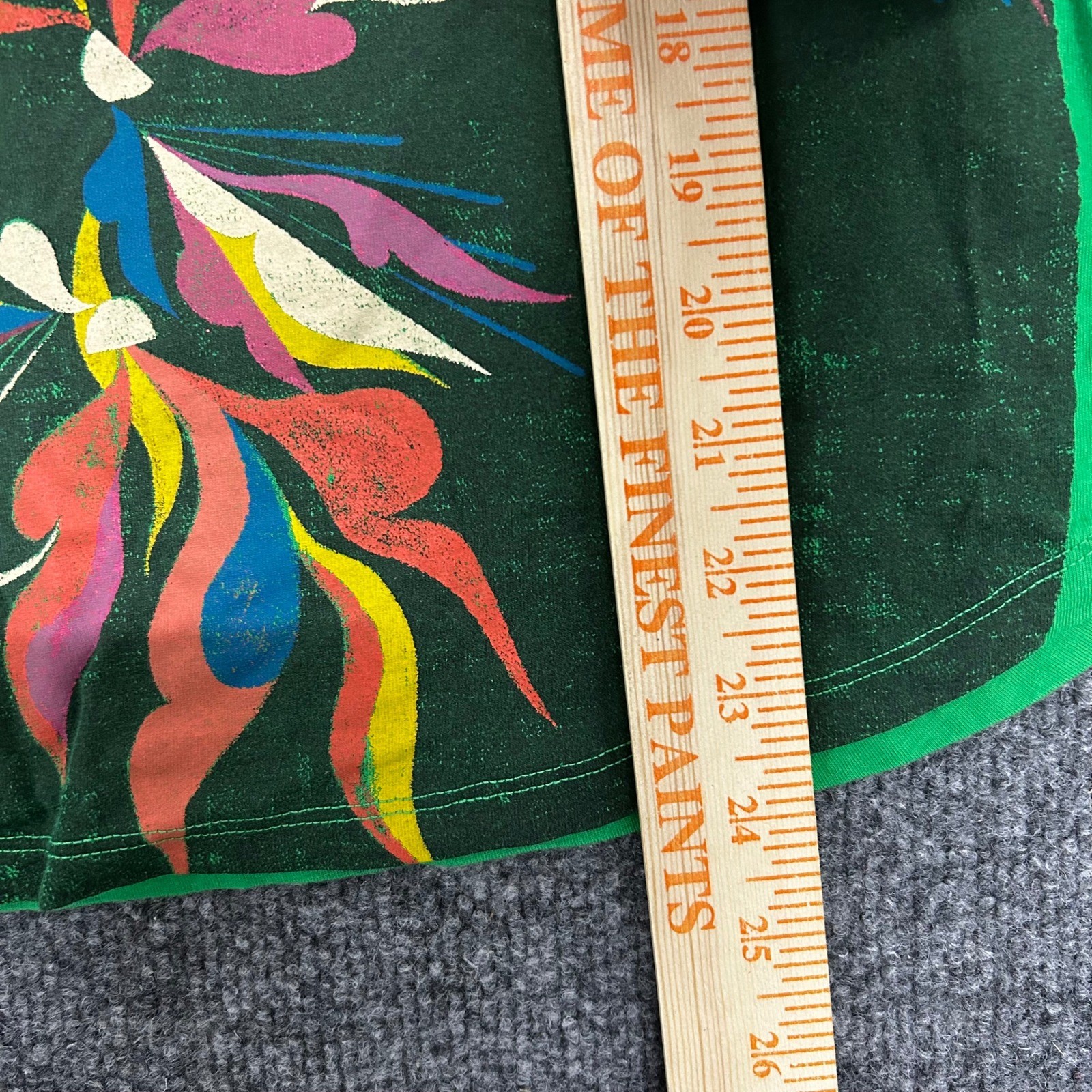 Anthropologie T-Shirt Womens Large Green Willian Santiago Panther Graphic Tee