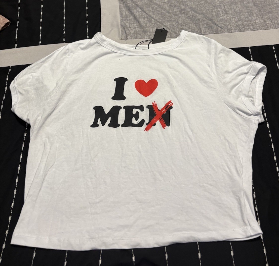 Women’s Plus Size 2X Cropped Top Tee