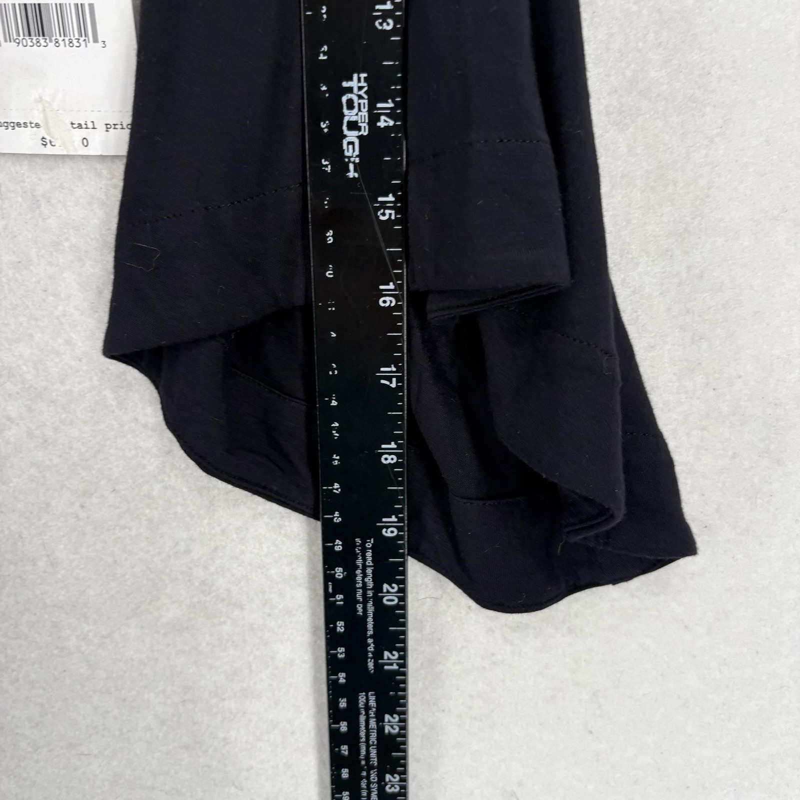 Free People That’s a Wrap V-Neck Surplice Tie-Front Crop Top Womens Medium Black
