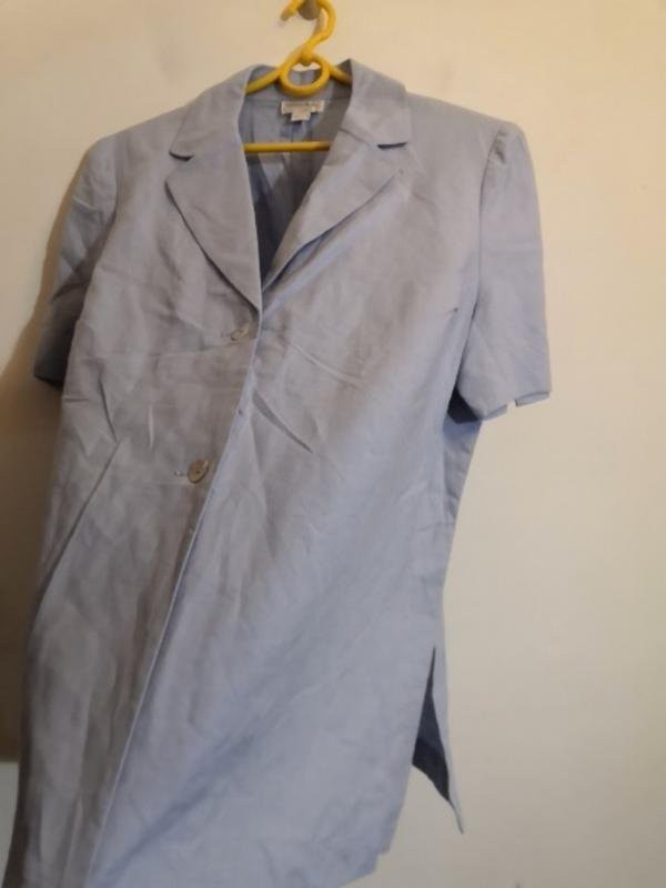 Women Peter Hahn shirt grey cotton XXL