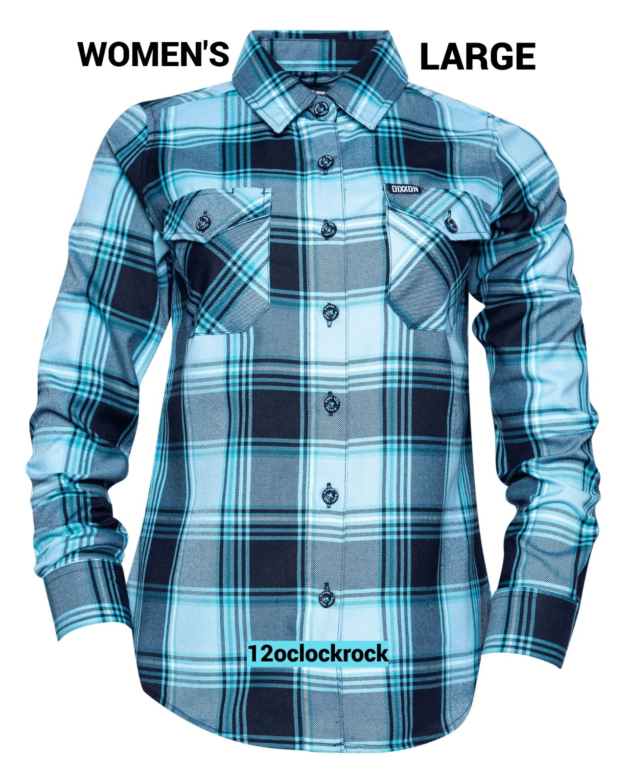 DIXXON Flannel x AXEL CREW FOUNDATION Collab Flannel Shirt – Women’s L