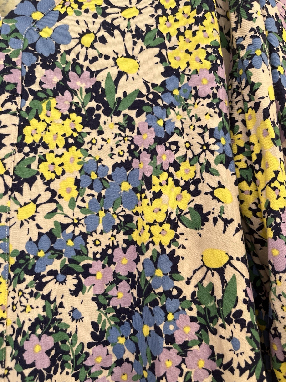 LADIES VERY PRETTY LONG SLEEVE SUMMER FLORAL TOP SIZE 22 LOVELY COLOURS BNWOT.